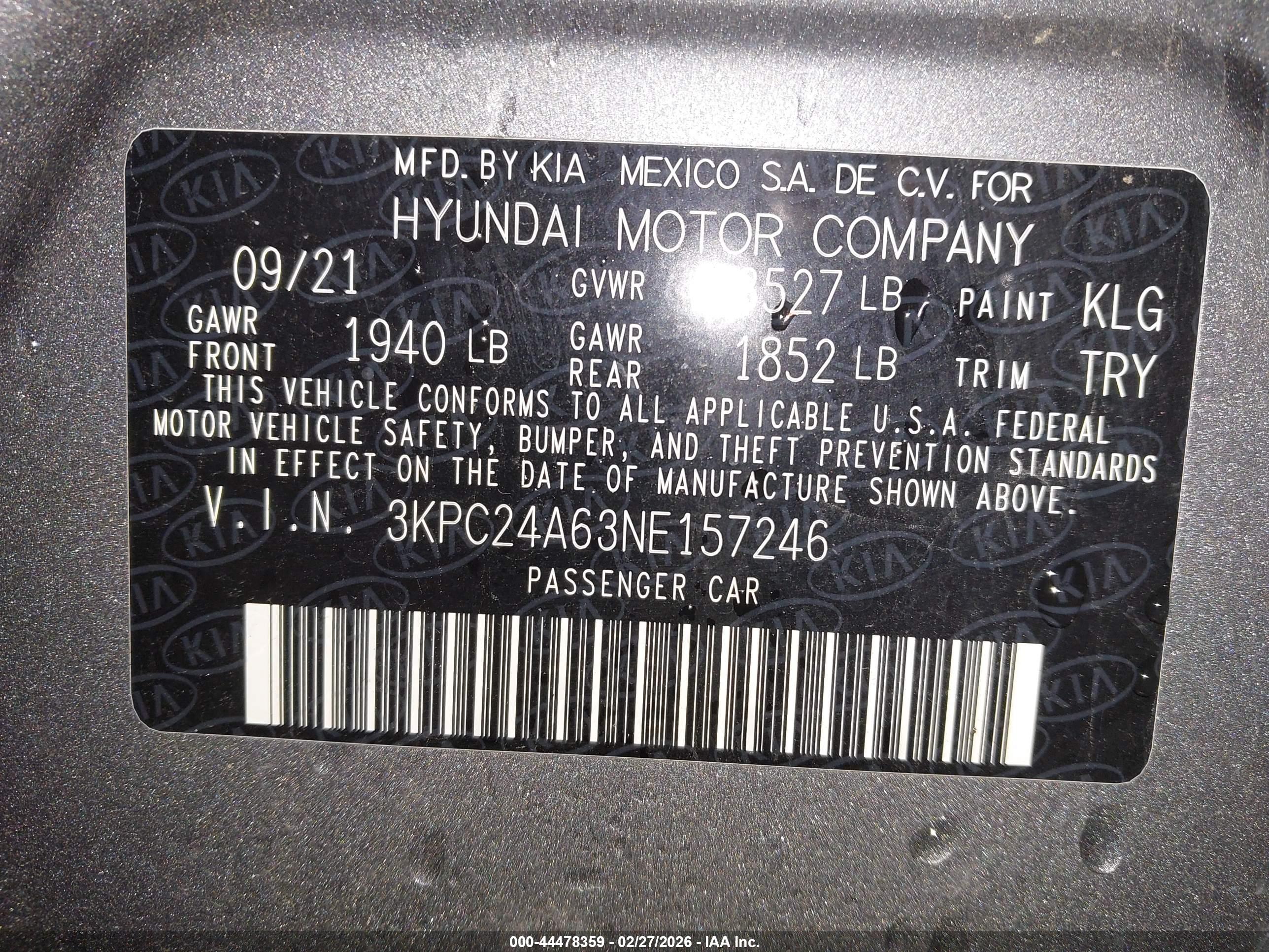 HYUNDAI ACCENT image 9