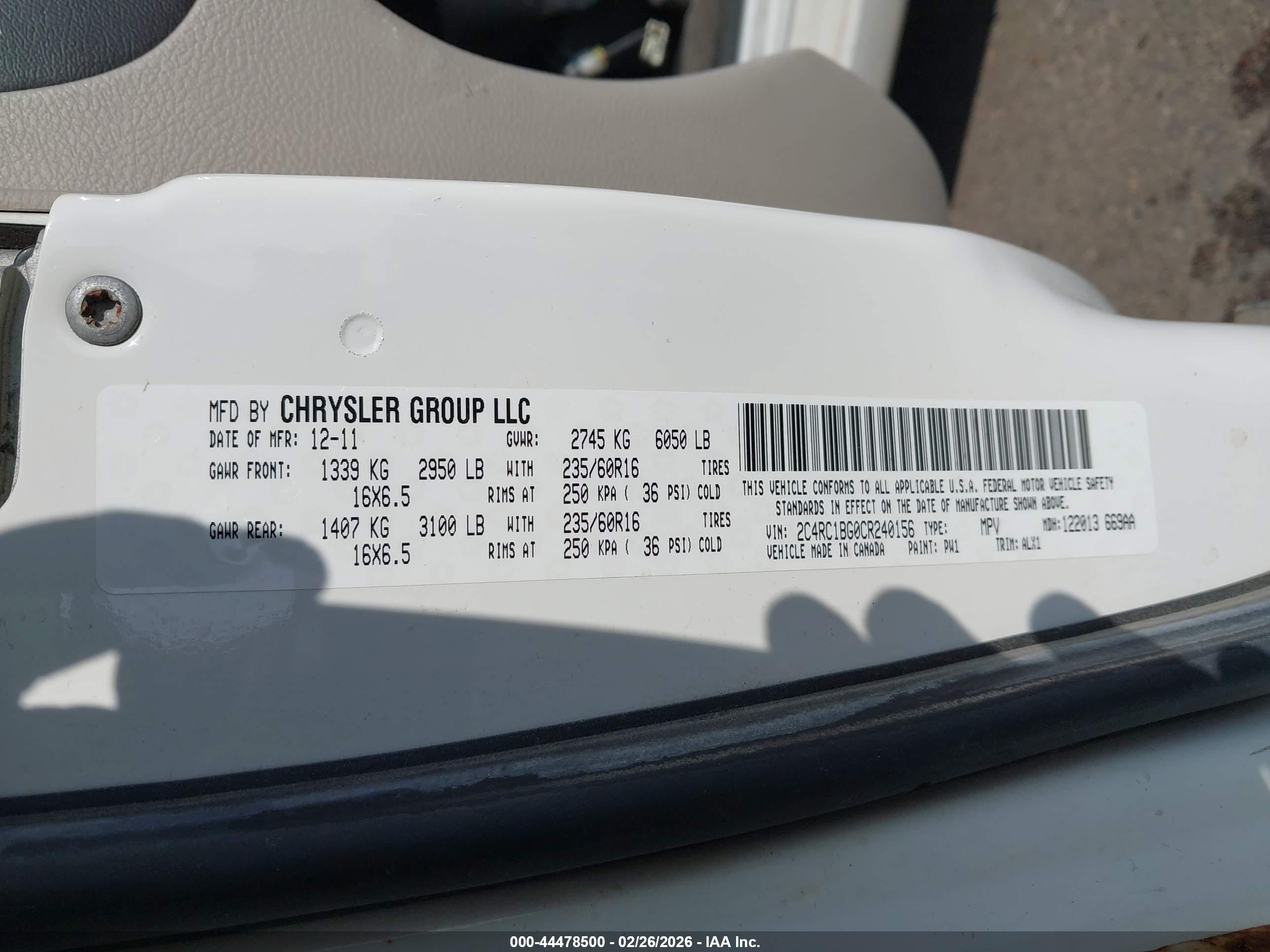 CHRYSLER TOWN image 9