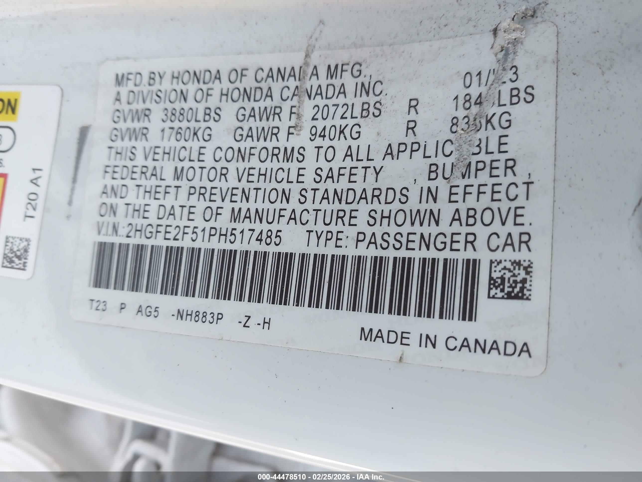 HONDA CIVIC image 9