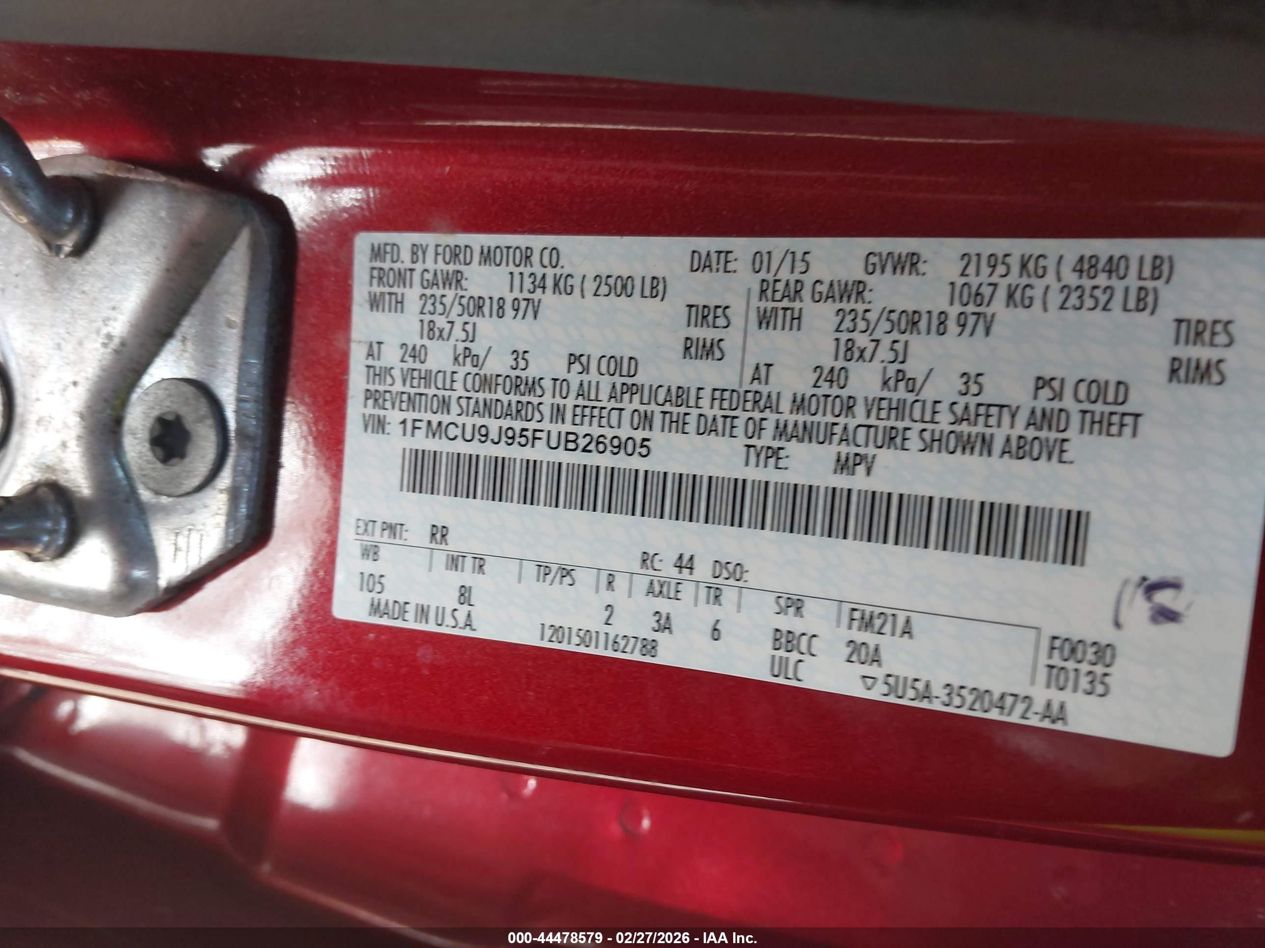 FORD ESCAPE image 9