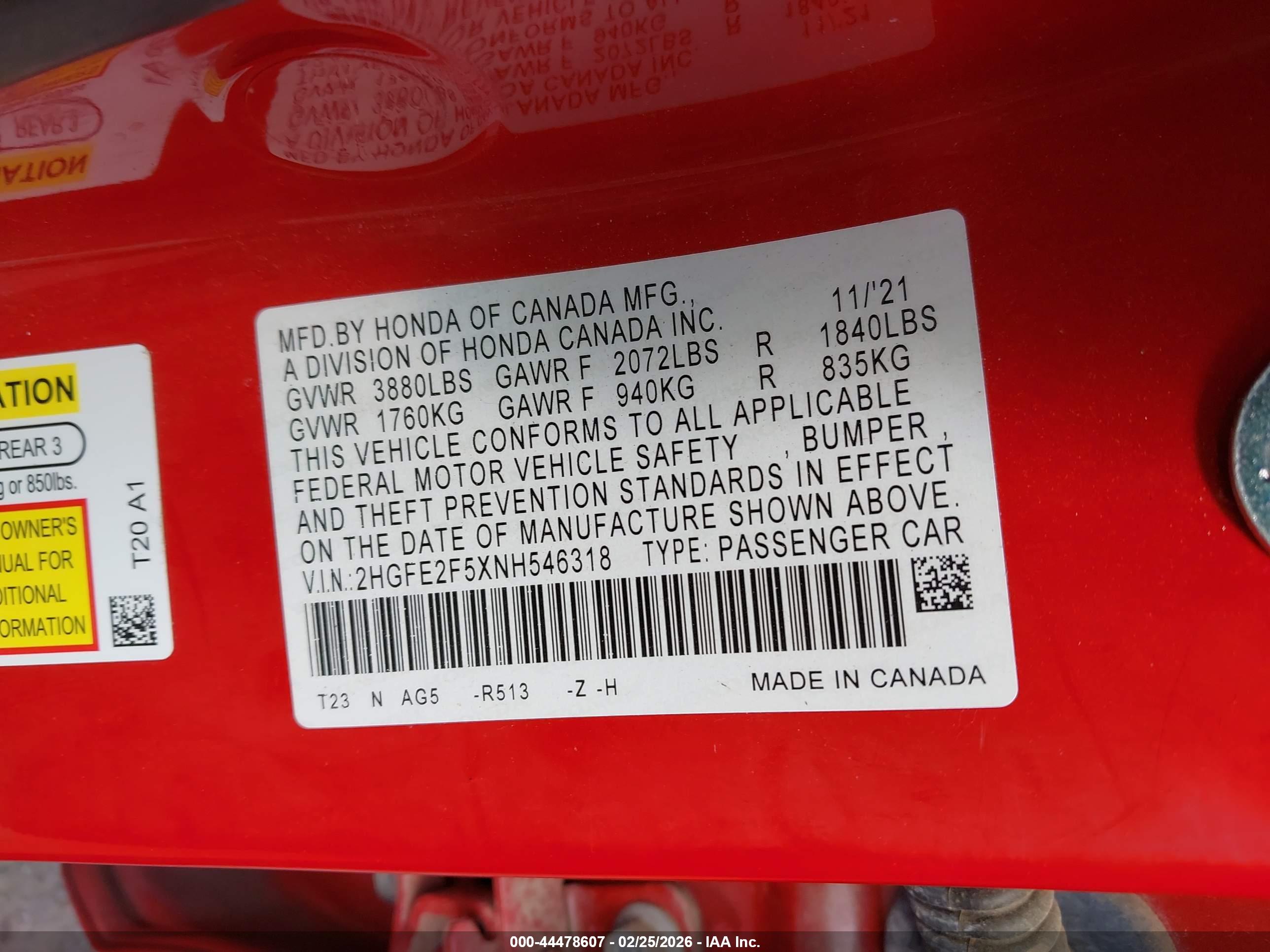HONDA CIVIC image 9