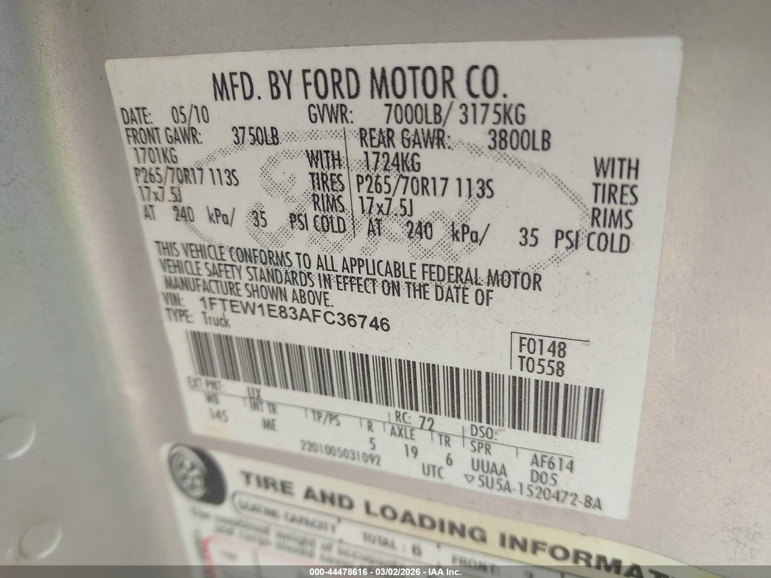 FORD F-150 image 9
