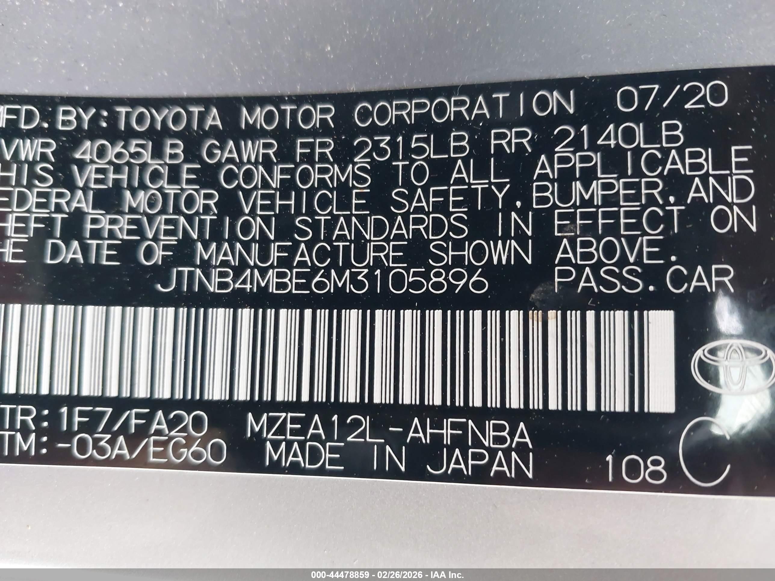 TOYOTA COROLLA image 9