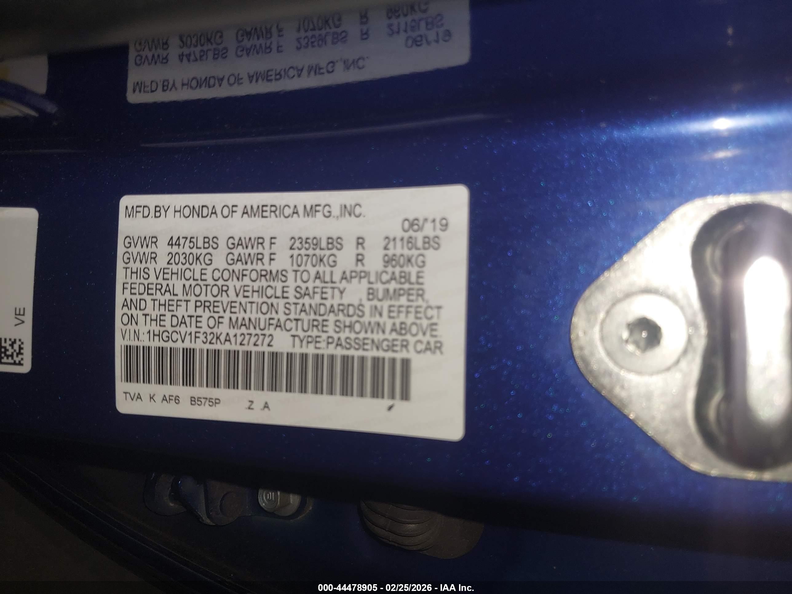 HONDA ACCORD image 9