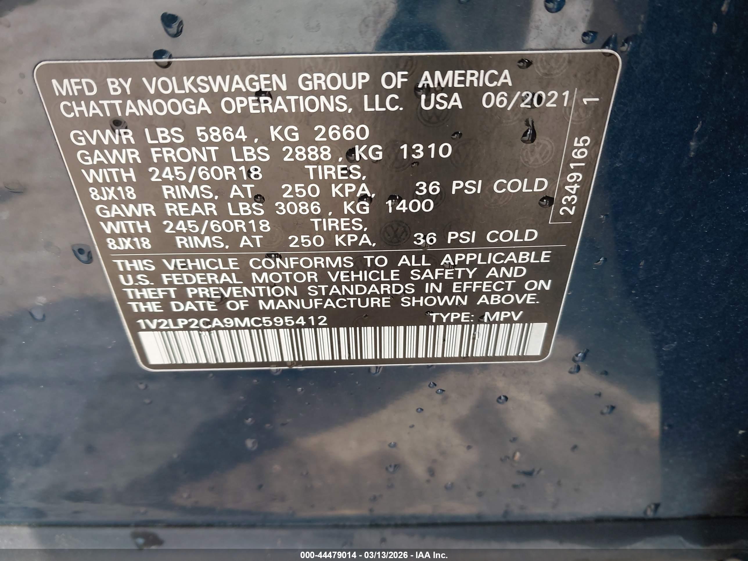 VOLKSWAGEN ATLAS image 9