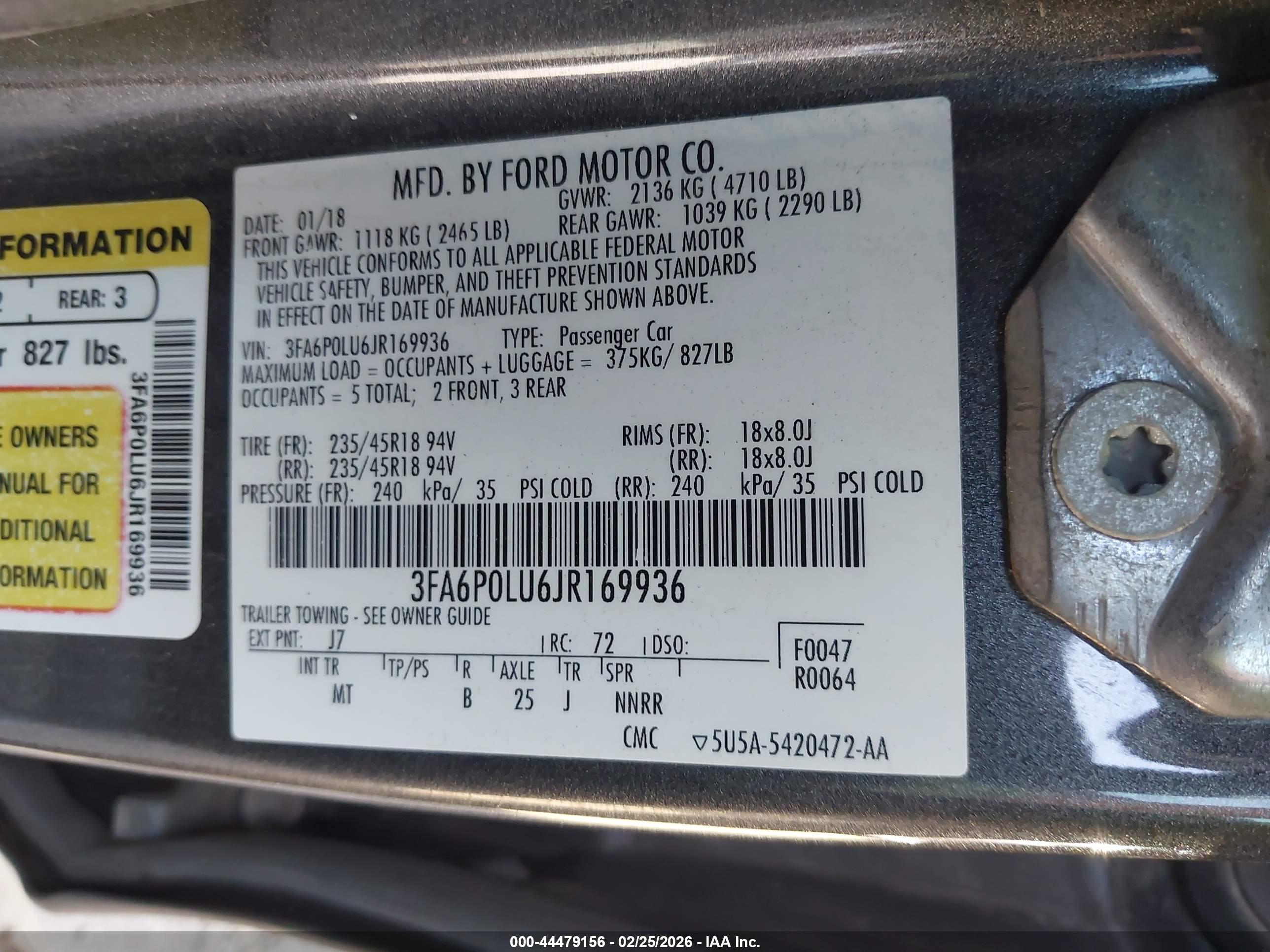 FORD FUSION image 9