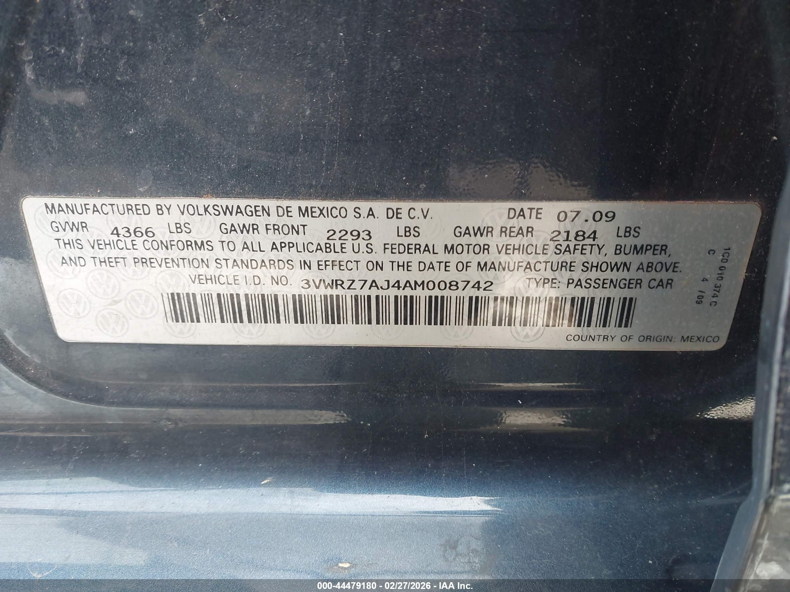 VOLKSWAGEN JETTA image 9