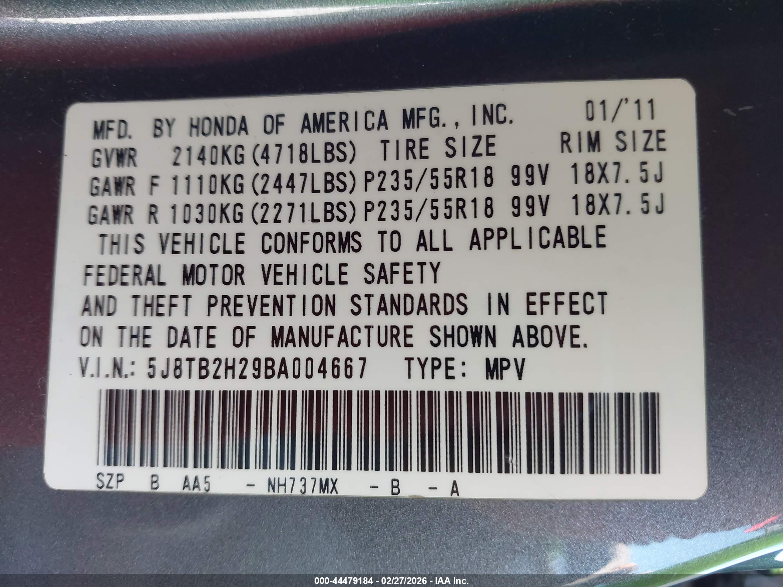 ACURA RDX image 9