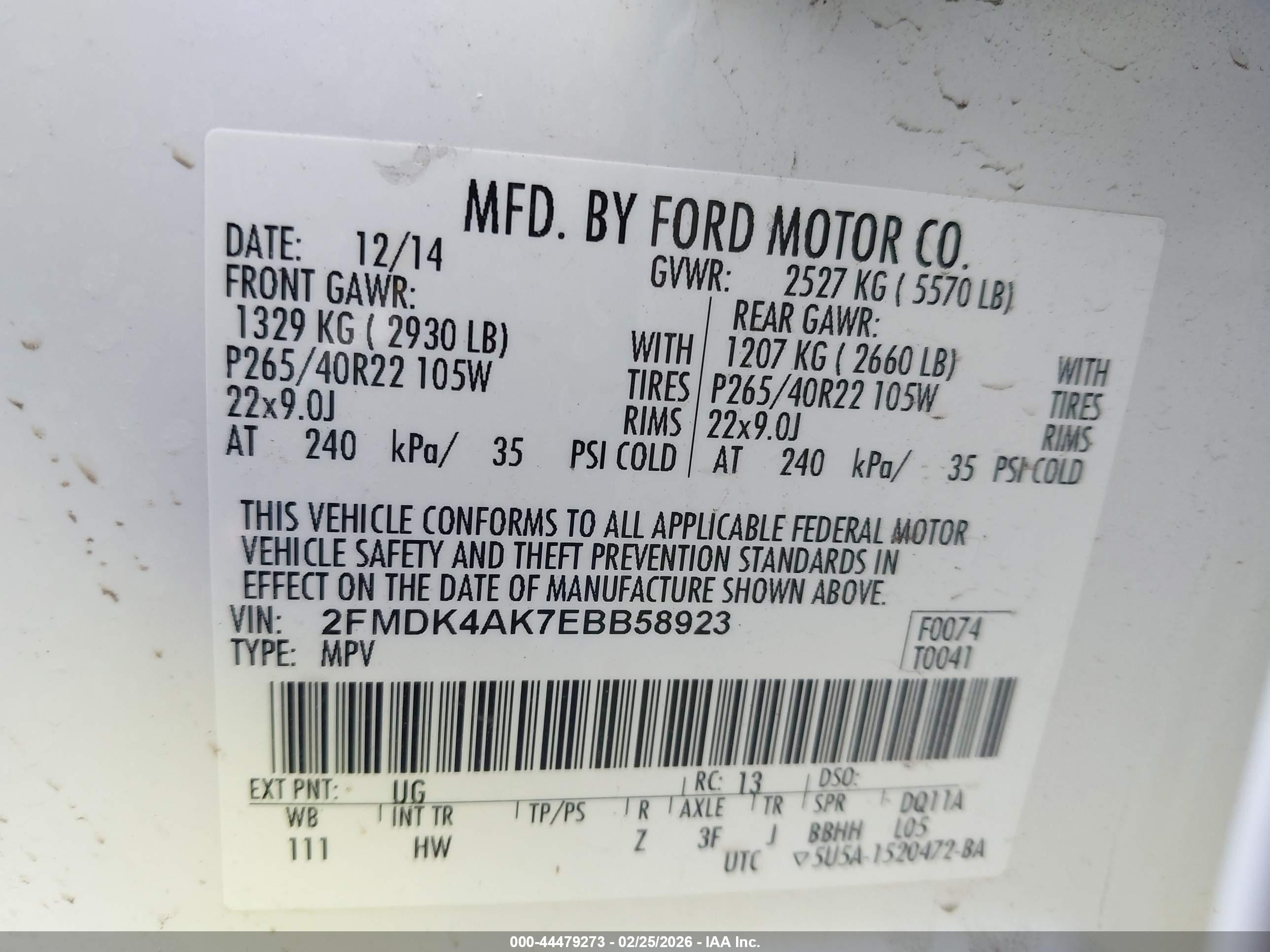 FORD EDGE image 9