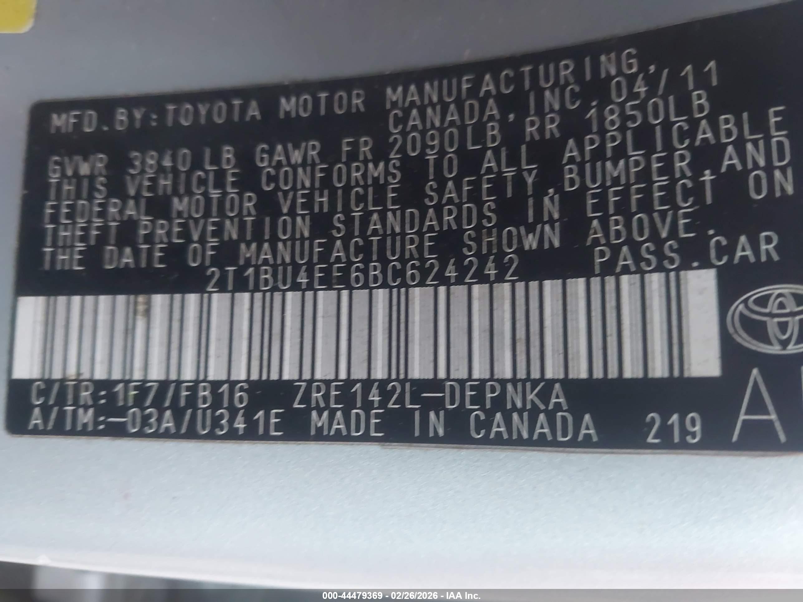 TOYOTA COROLLA image 9