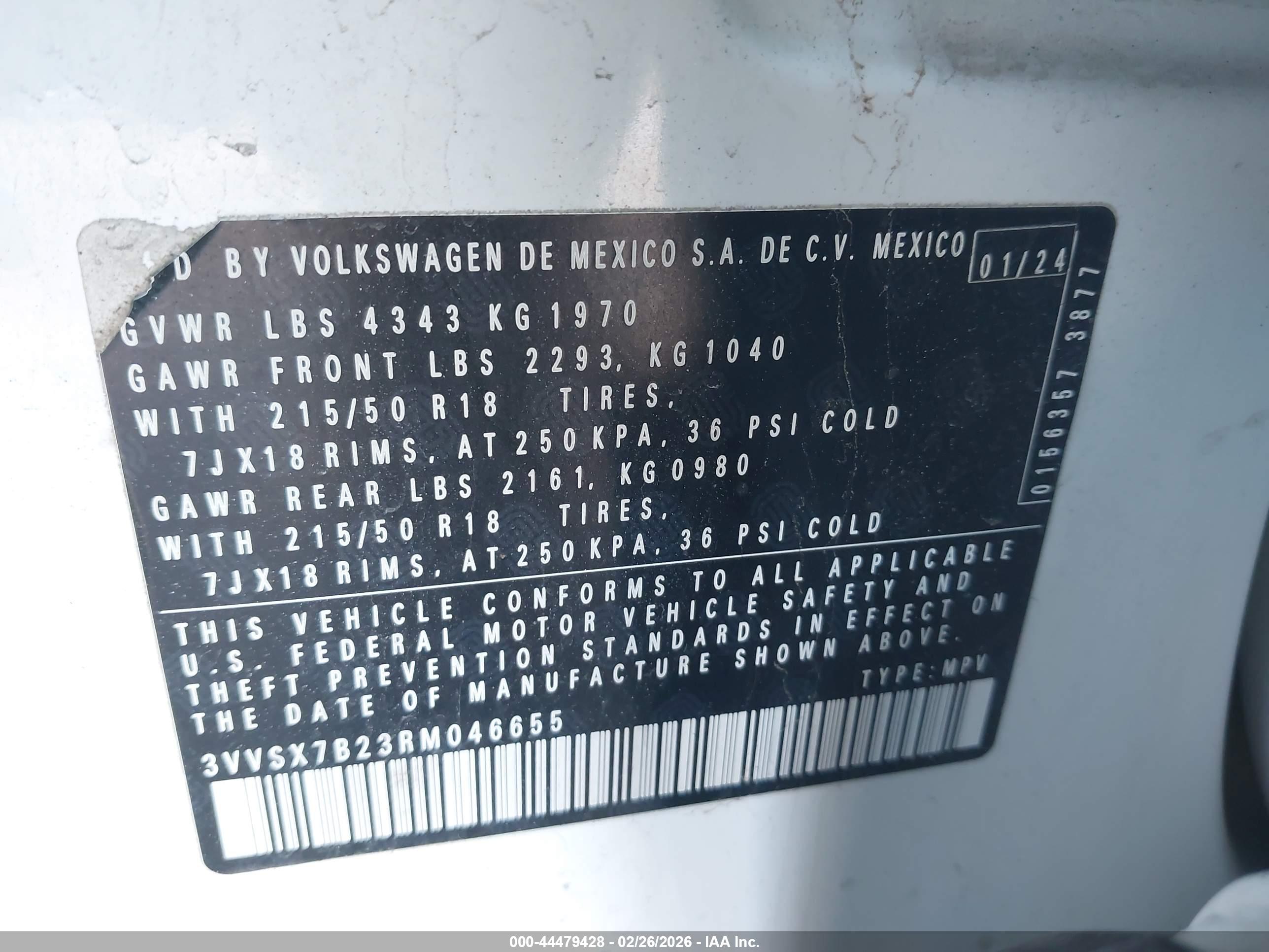 VOLKSWAGEN TAOS image 9