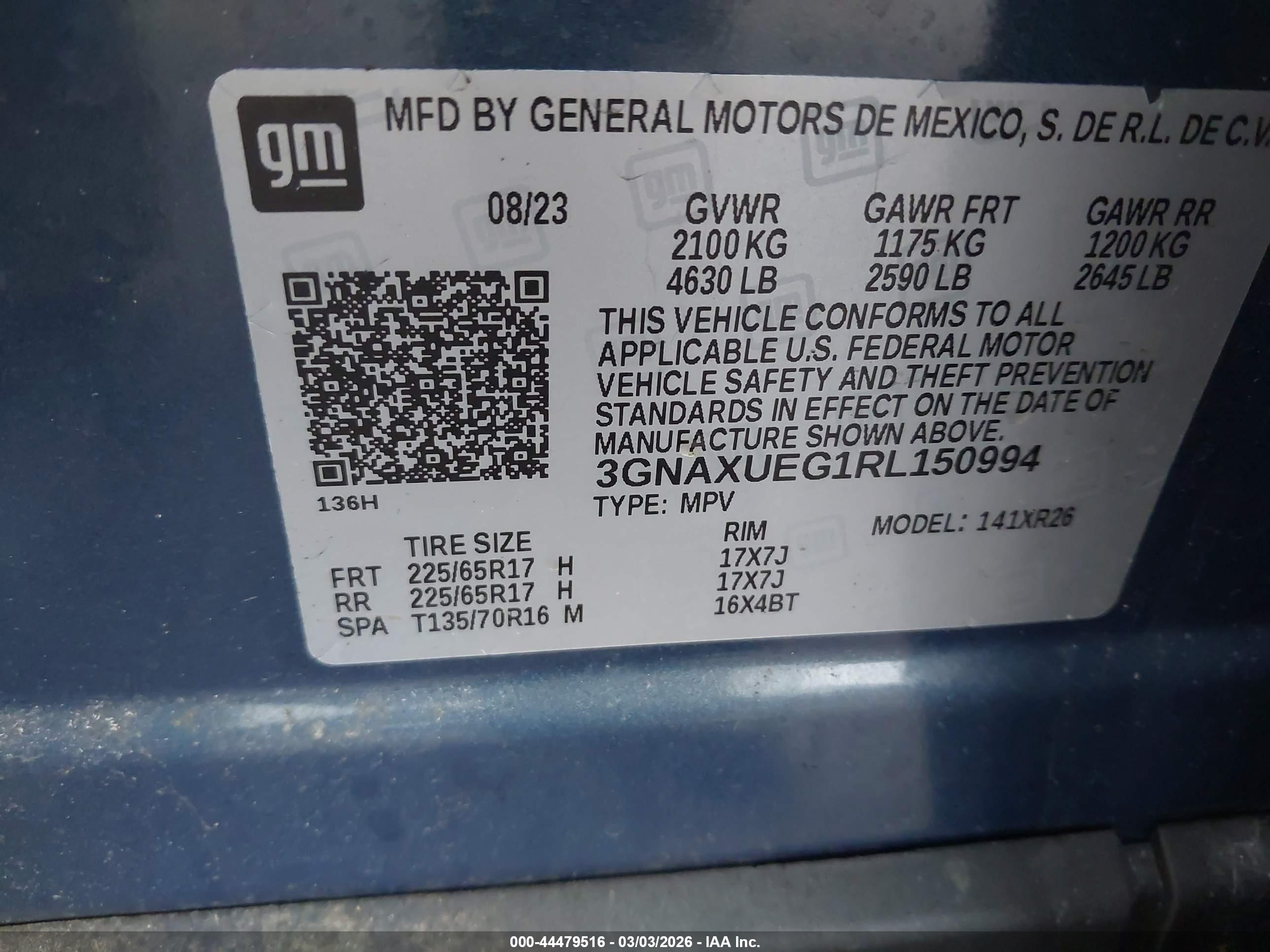 CHEVROLET EQUINOX image 9