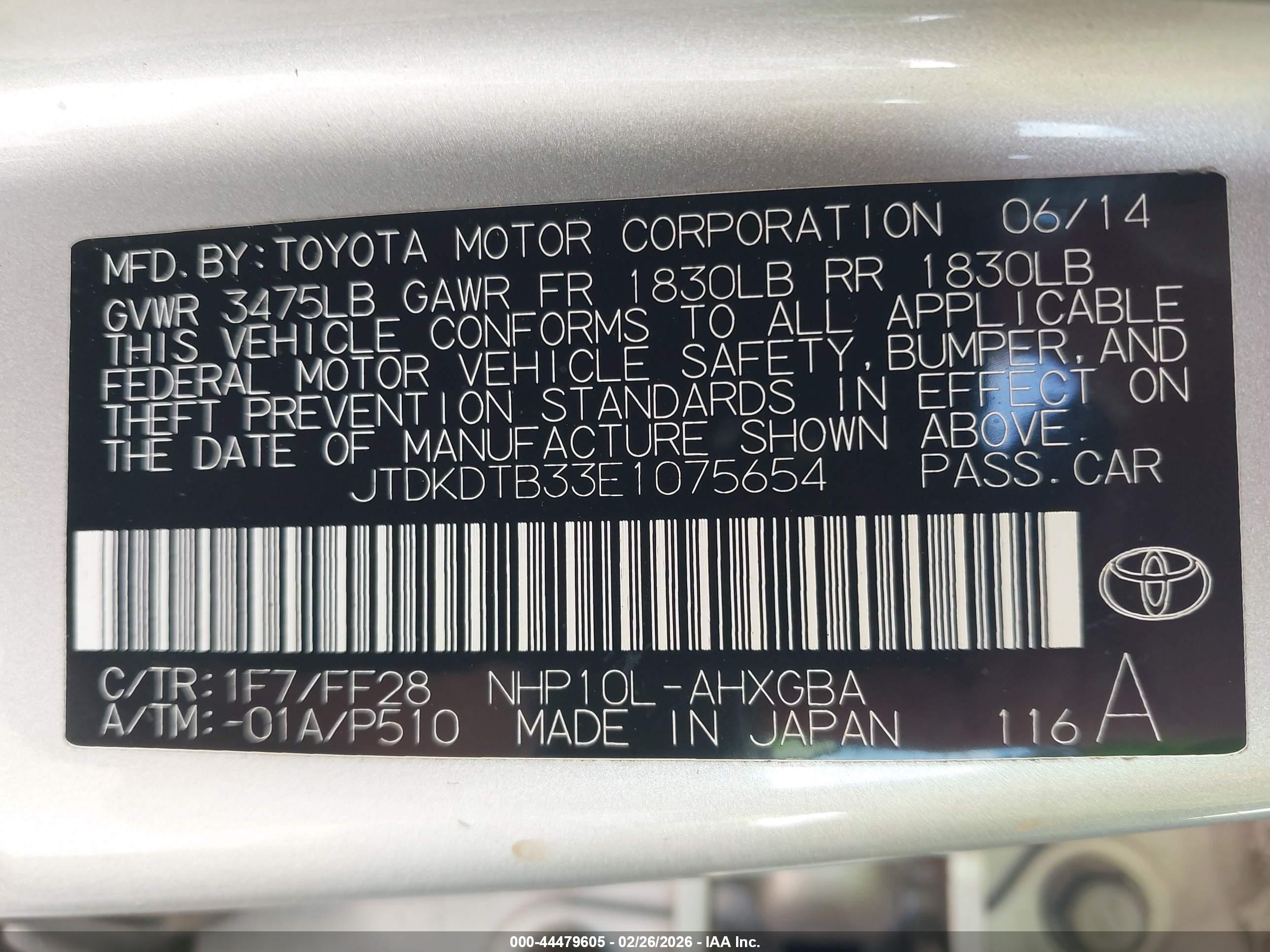 TOYOTA PRIUS image 9