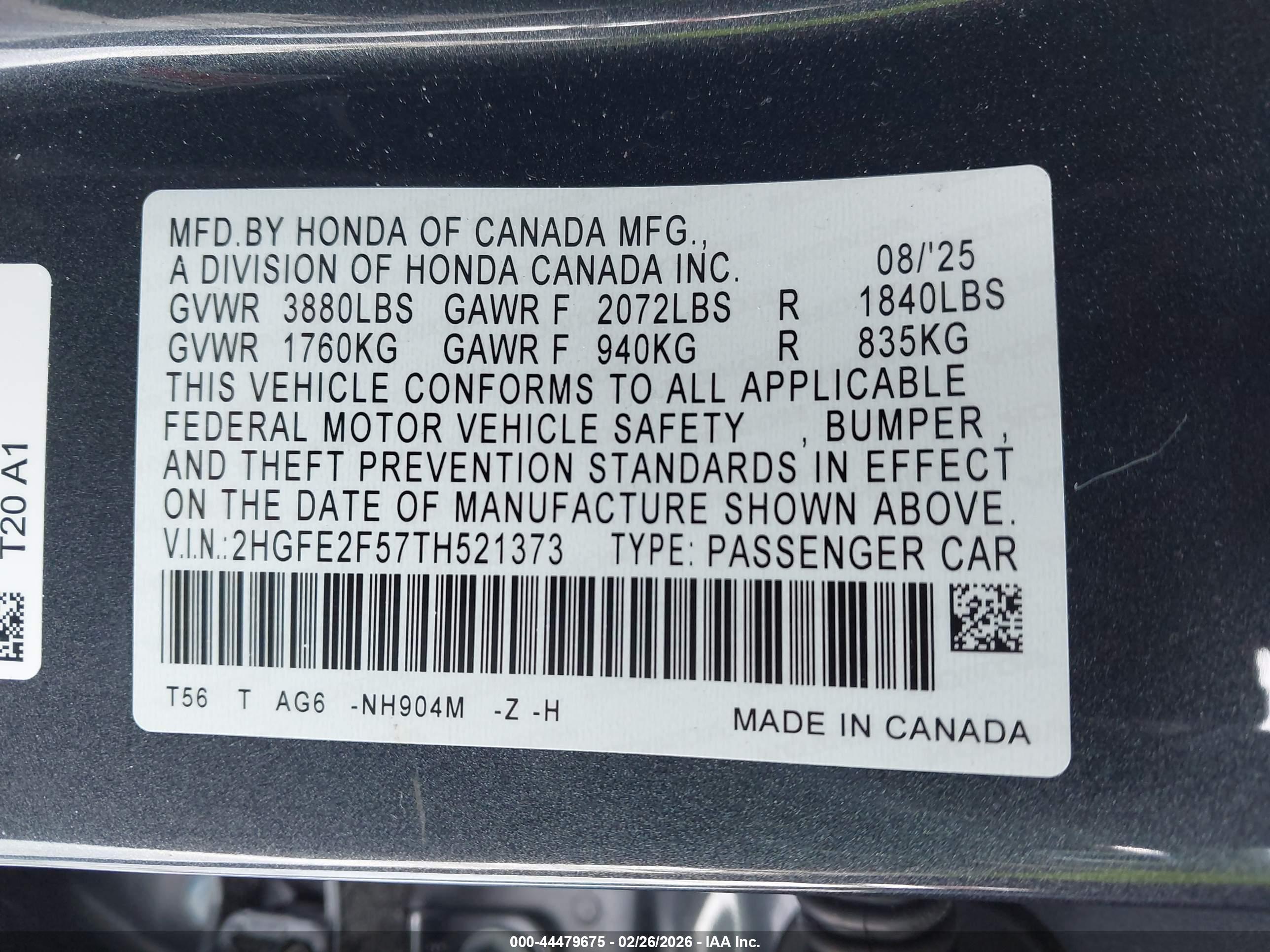 HONDA CIVIC image 9