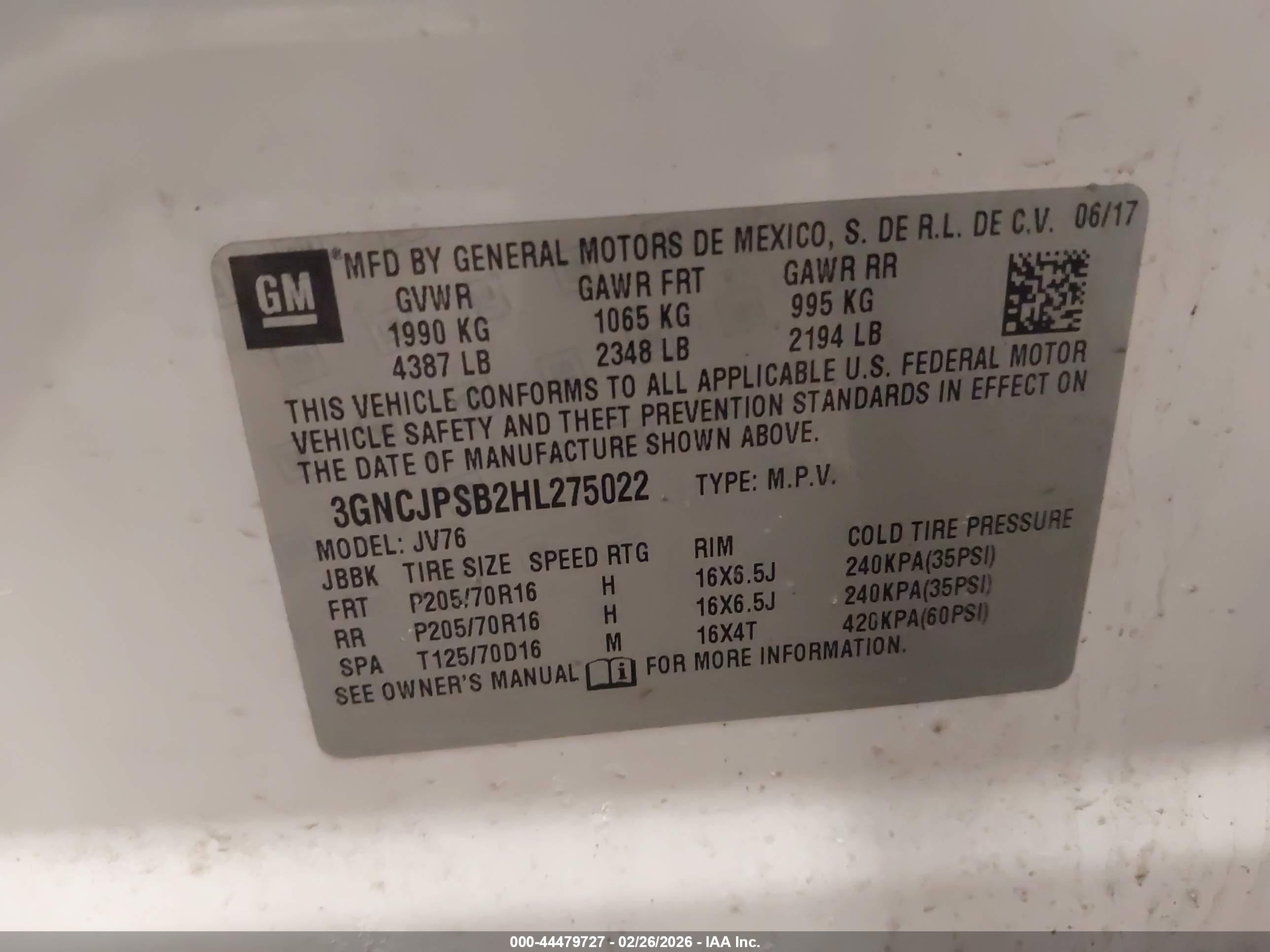 CHEVROLET TRAX image 9