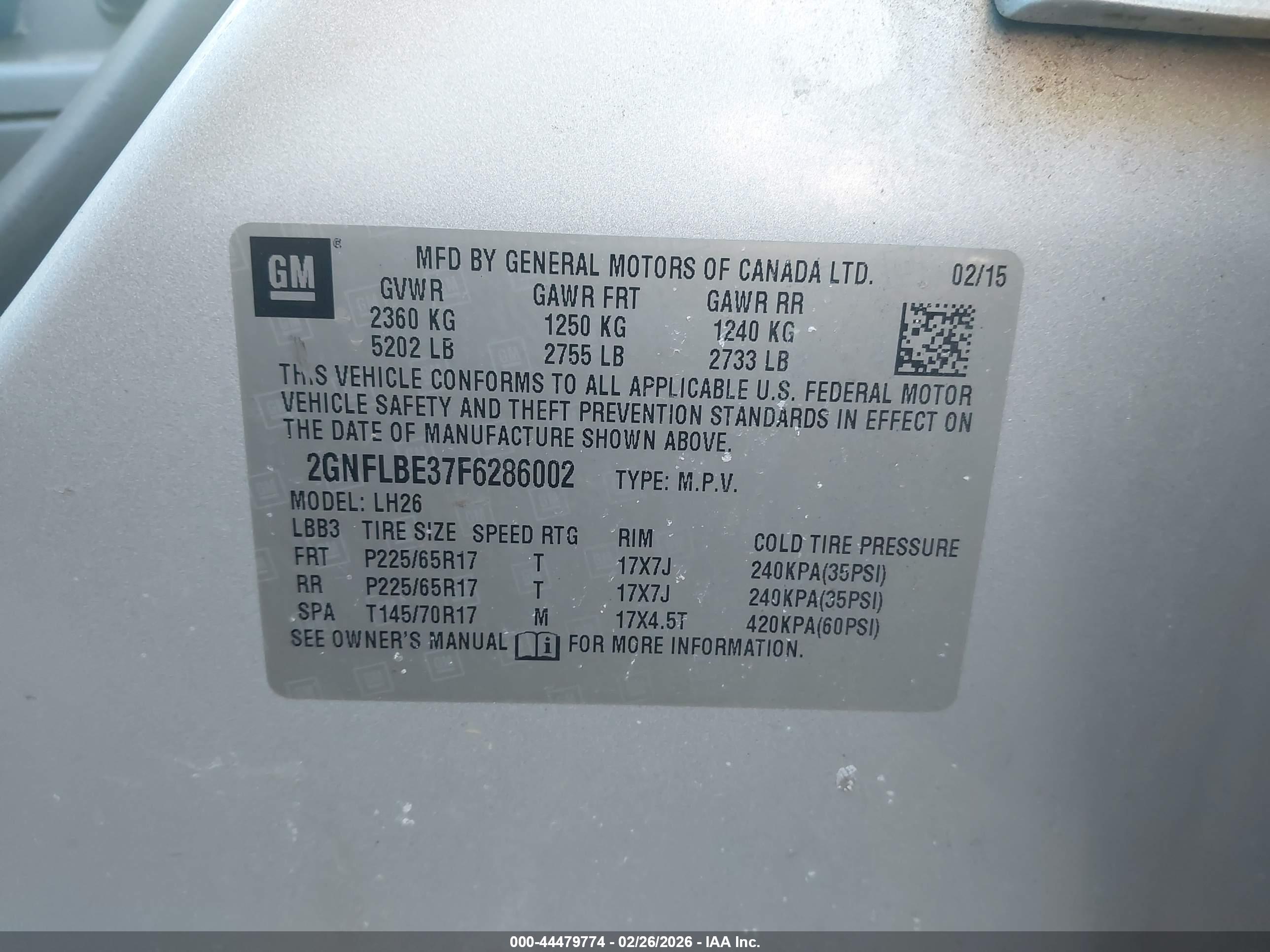 CHEVROLET EQUINOX image 9