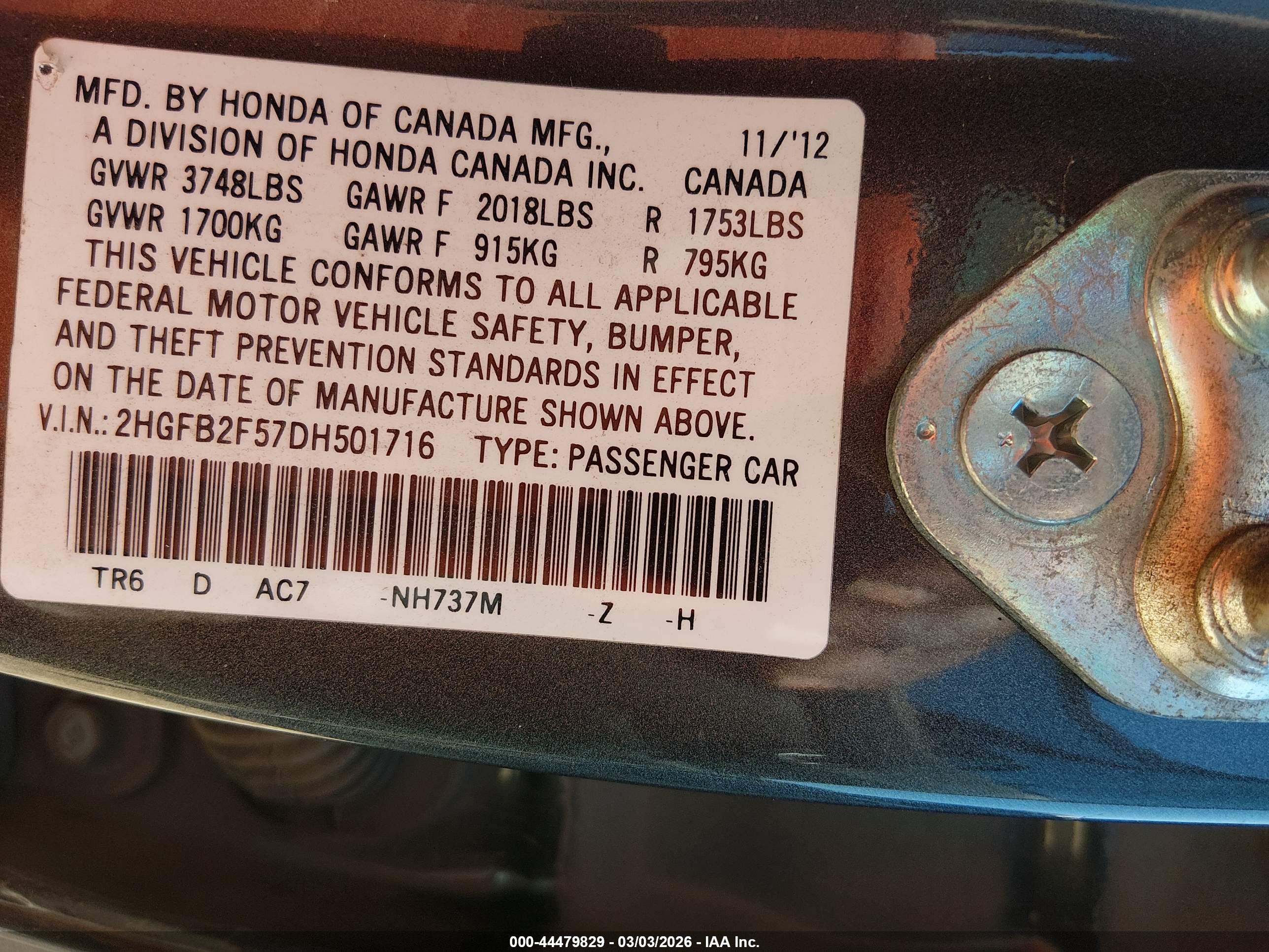 HONDA CIVIC image 9