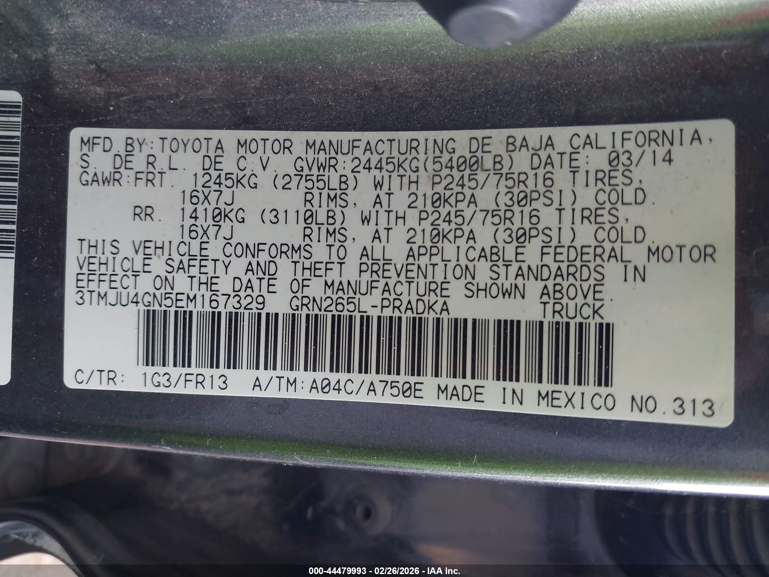 TOYOTA TACOMA image 9