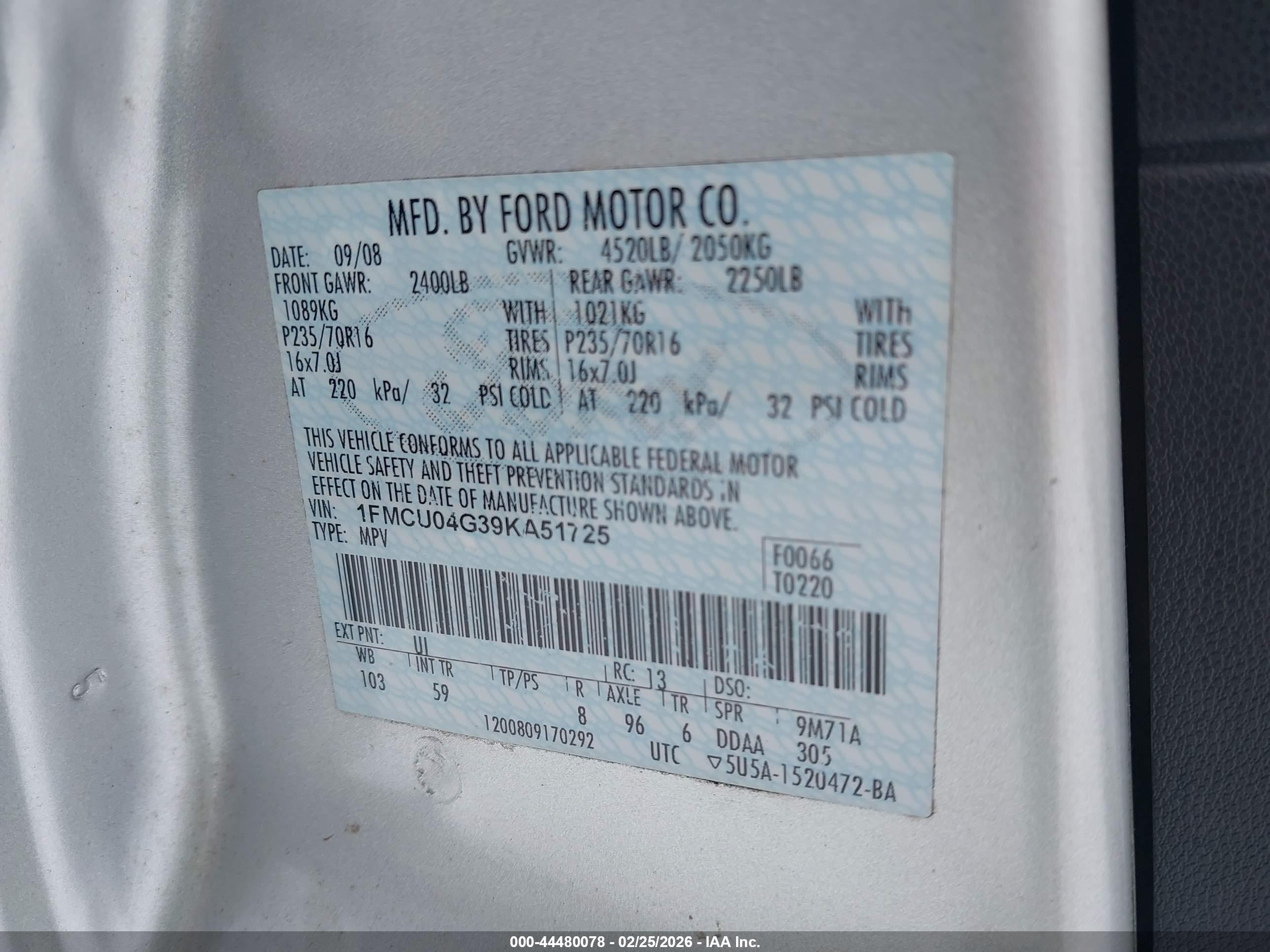 FORD ESCAPE image 9