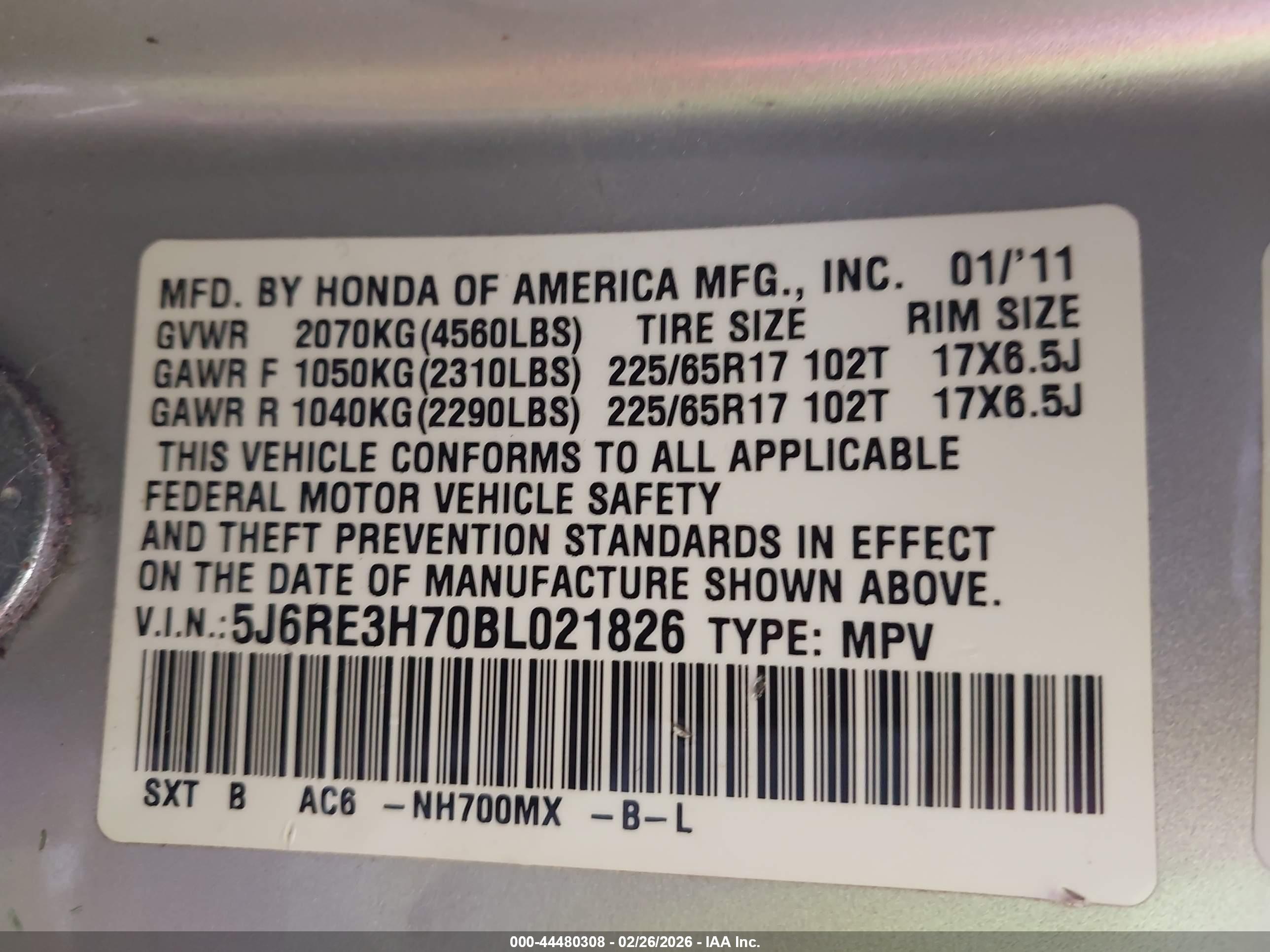 HONDA CR-V image 9