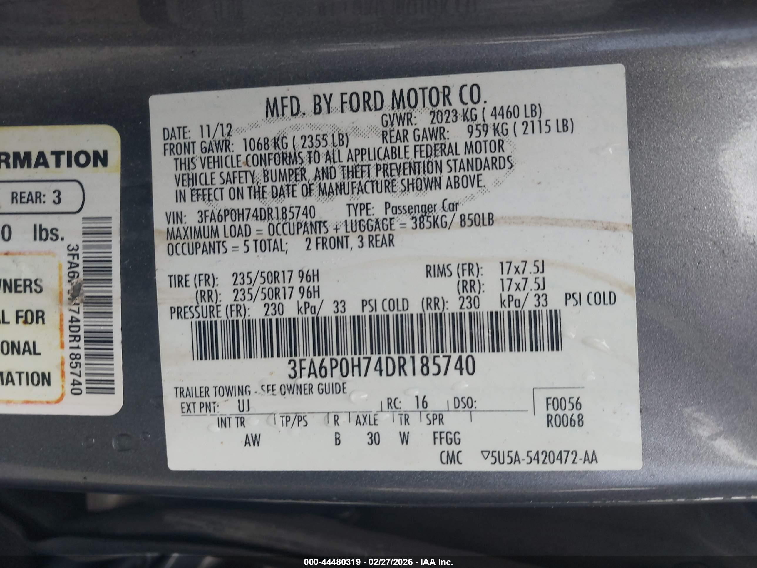 FORD FUSION image 9
