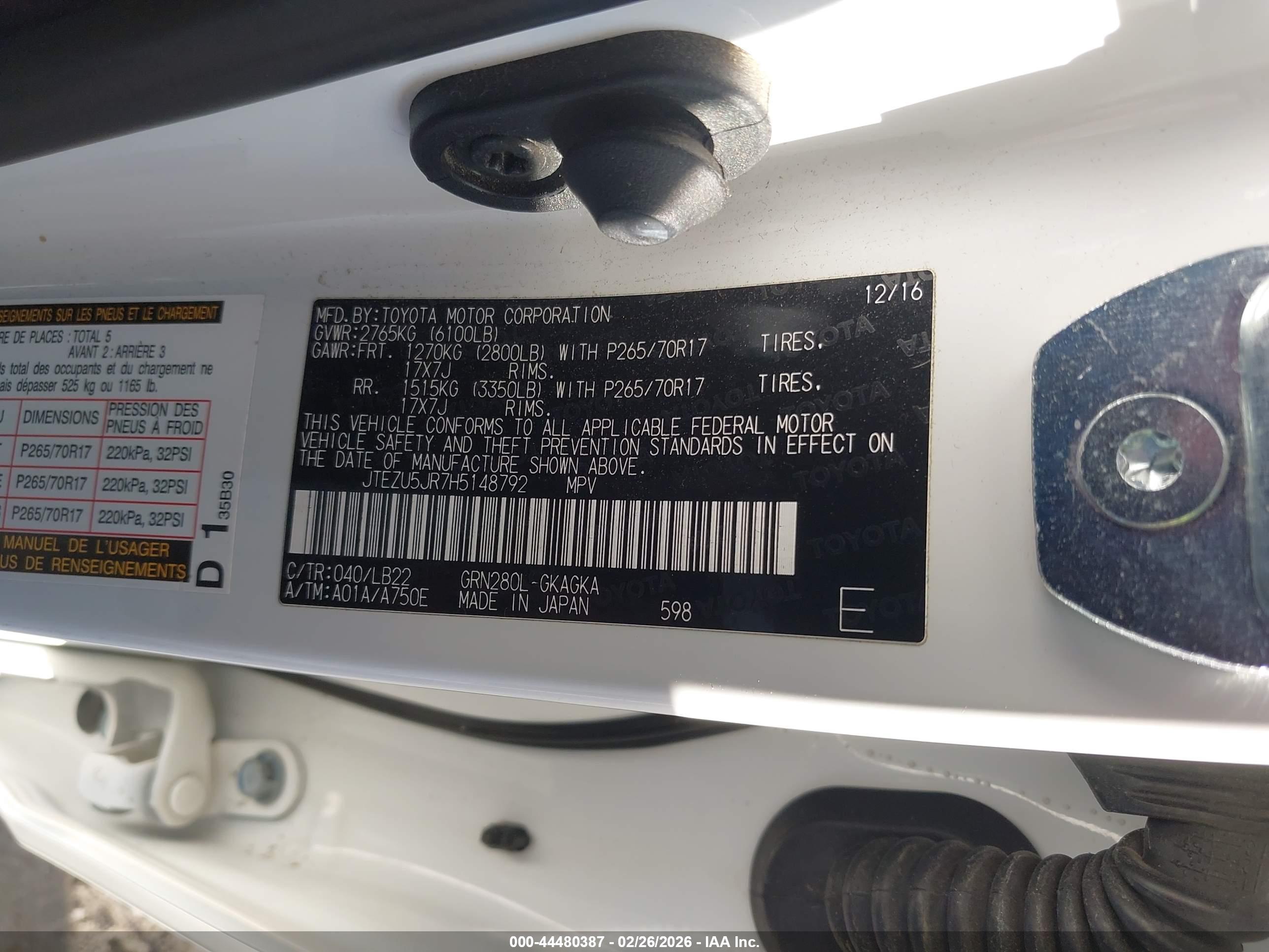 TOYOTA 4RUNNER image 9