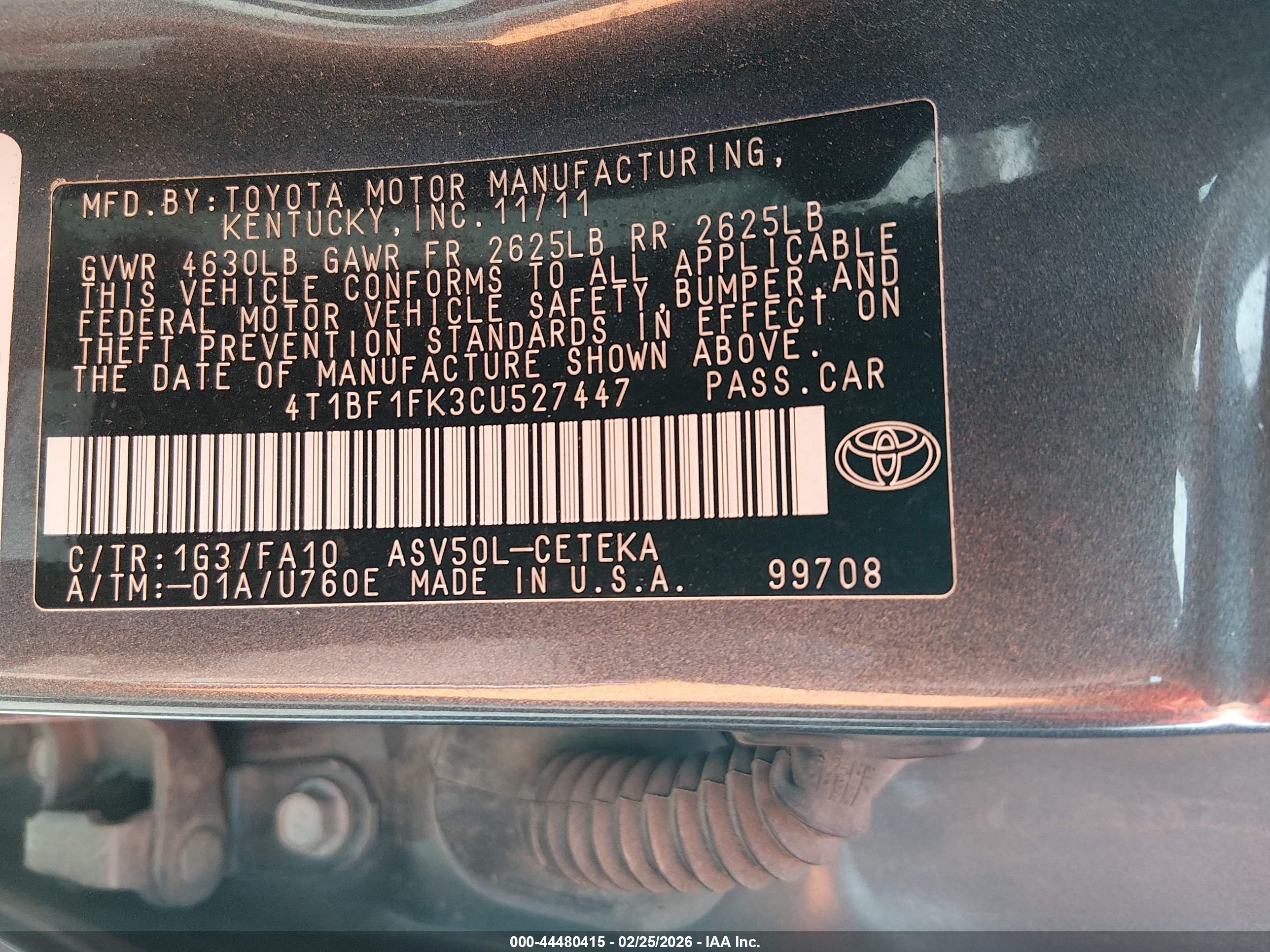 TOYOTA CAMRY image 9