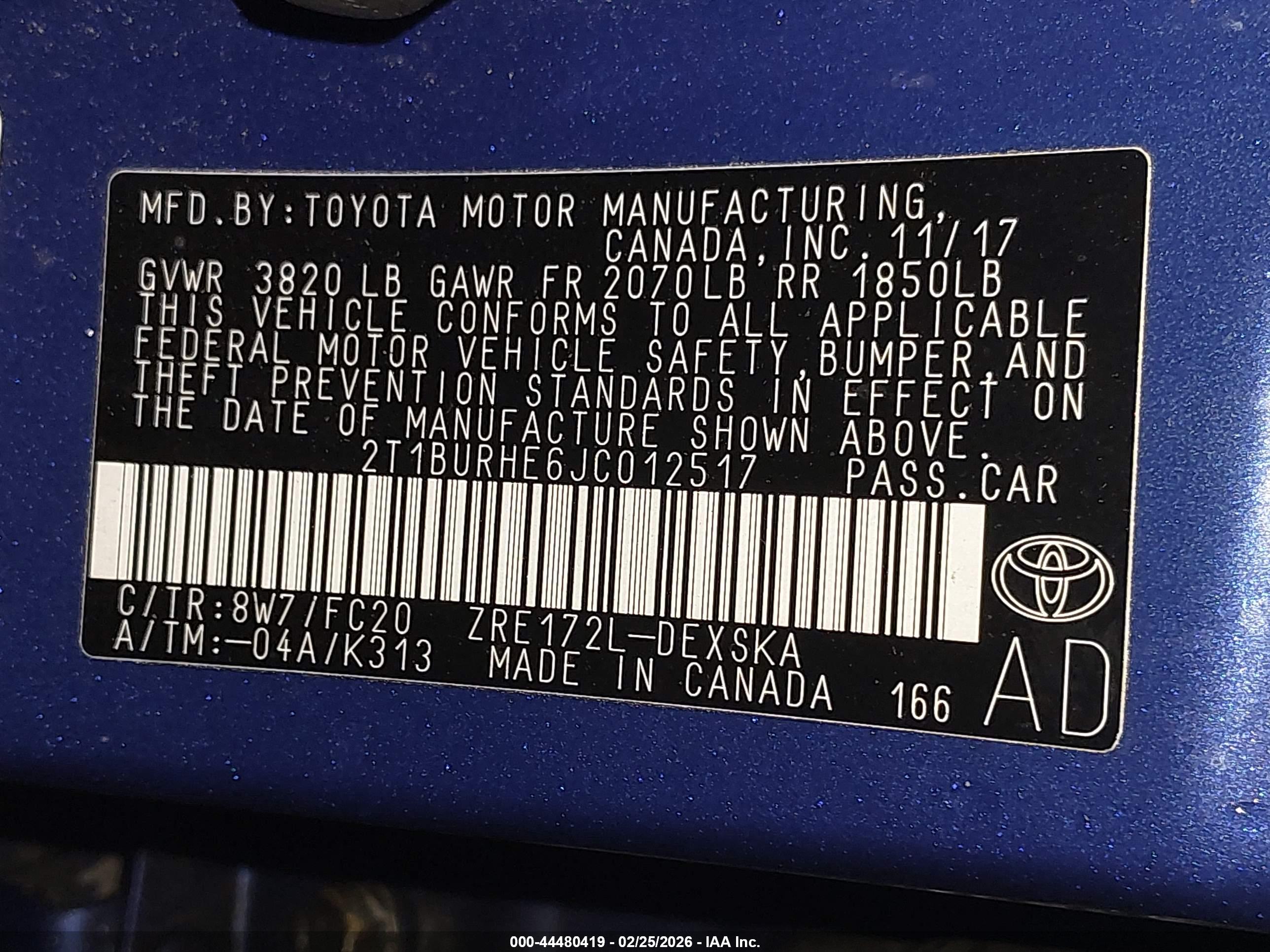 TOYOTA COROLLA image 9