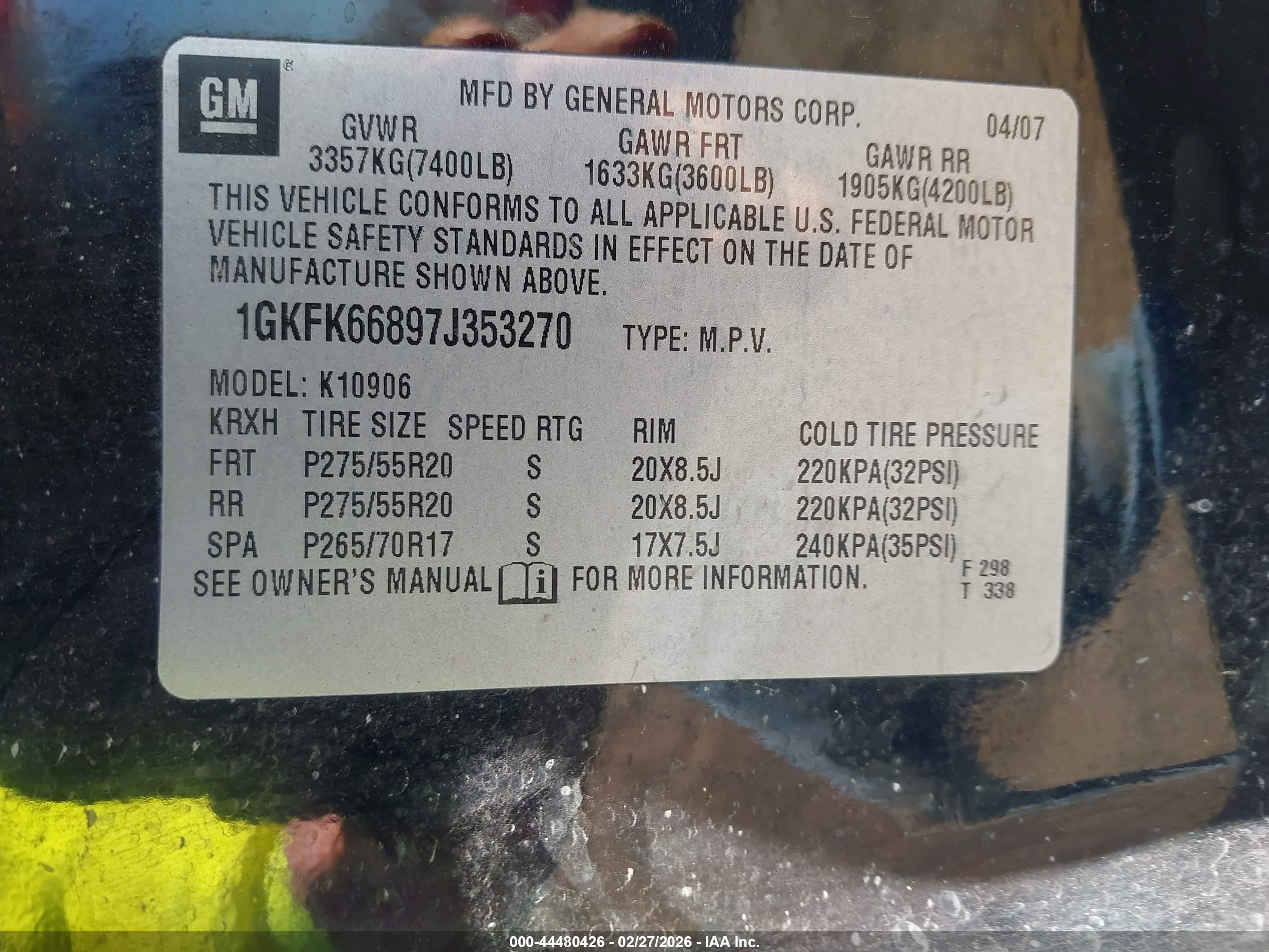 GMC YUKON image 9