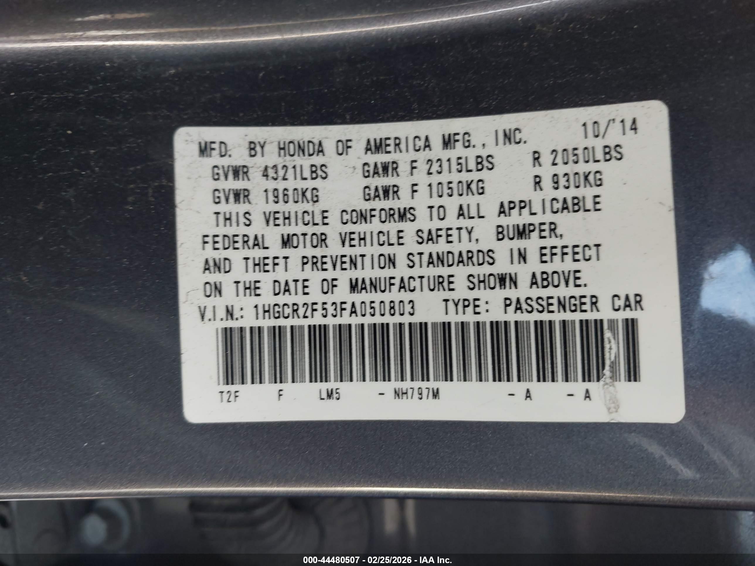 HONDA ACCORD image 9