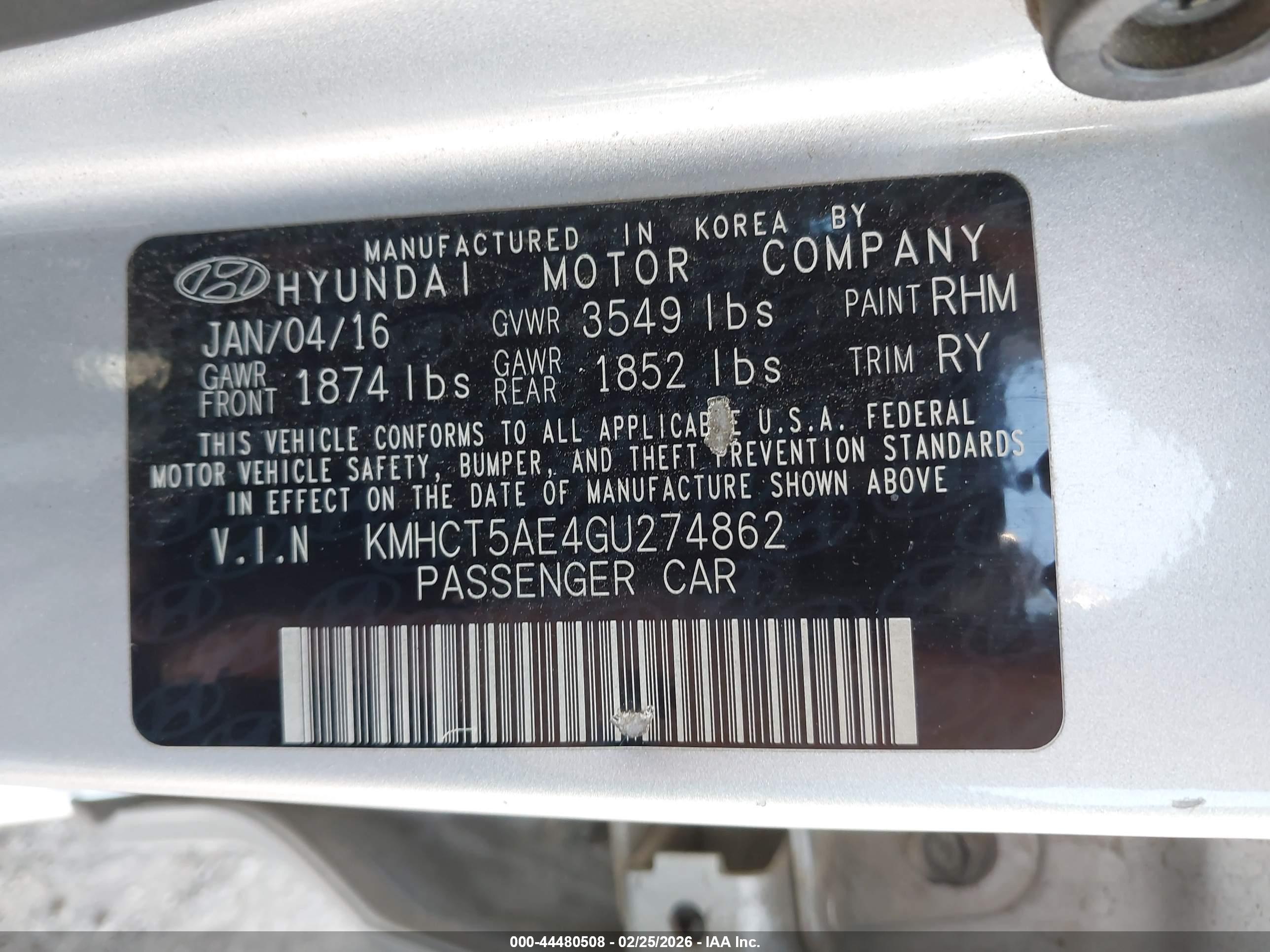 HYUNDAI ACCENT image 9