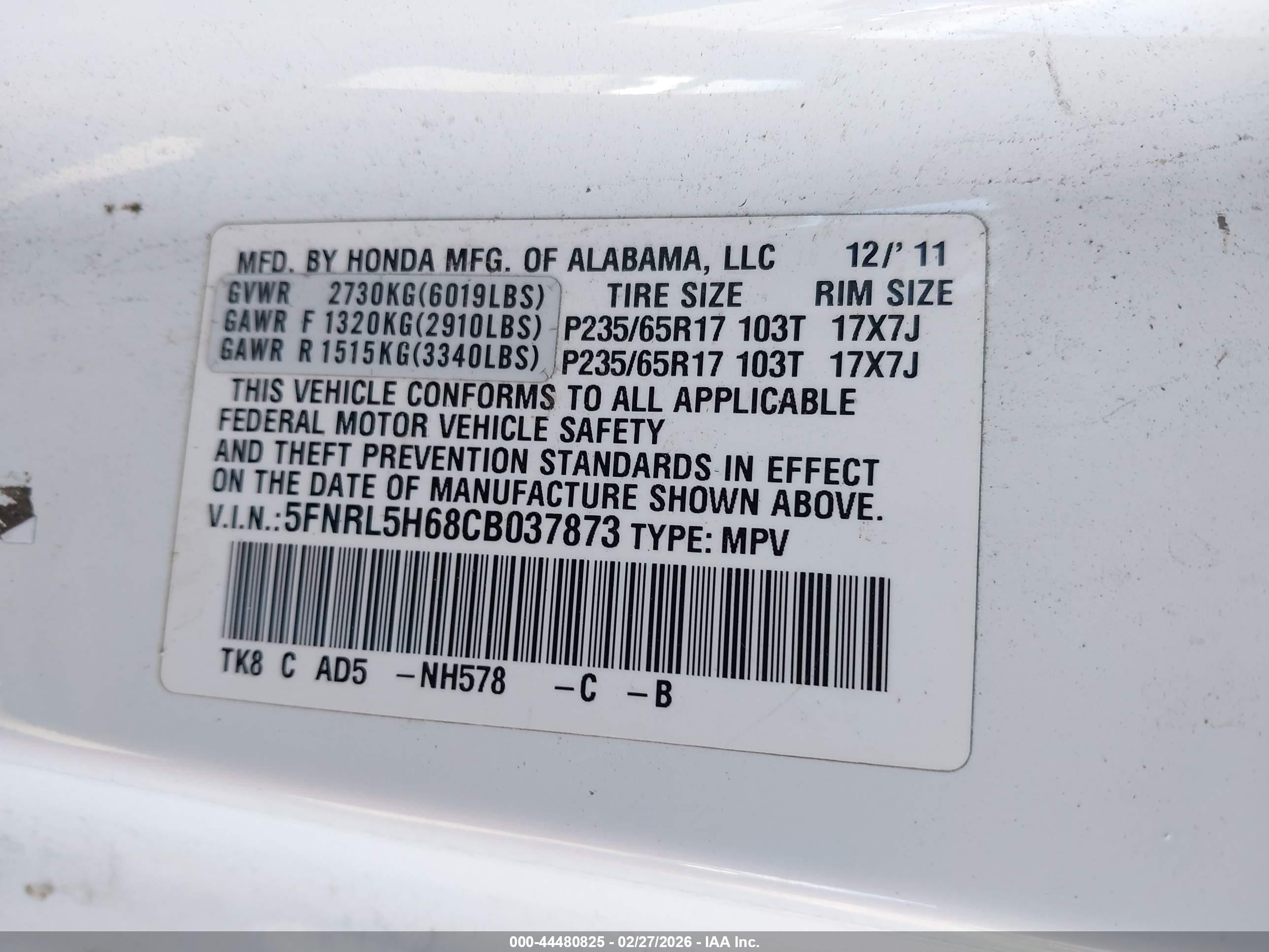 HONDA ODYSSEY image 9