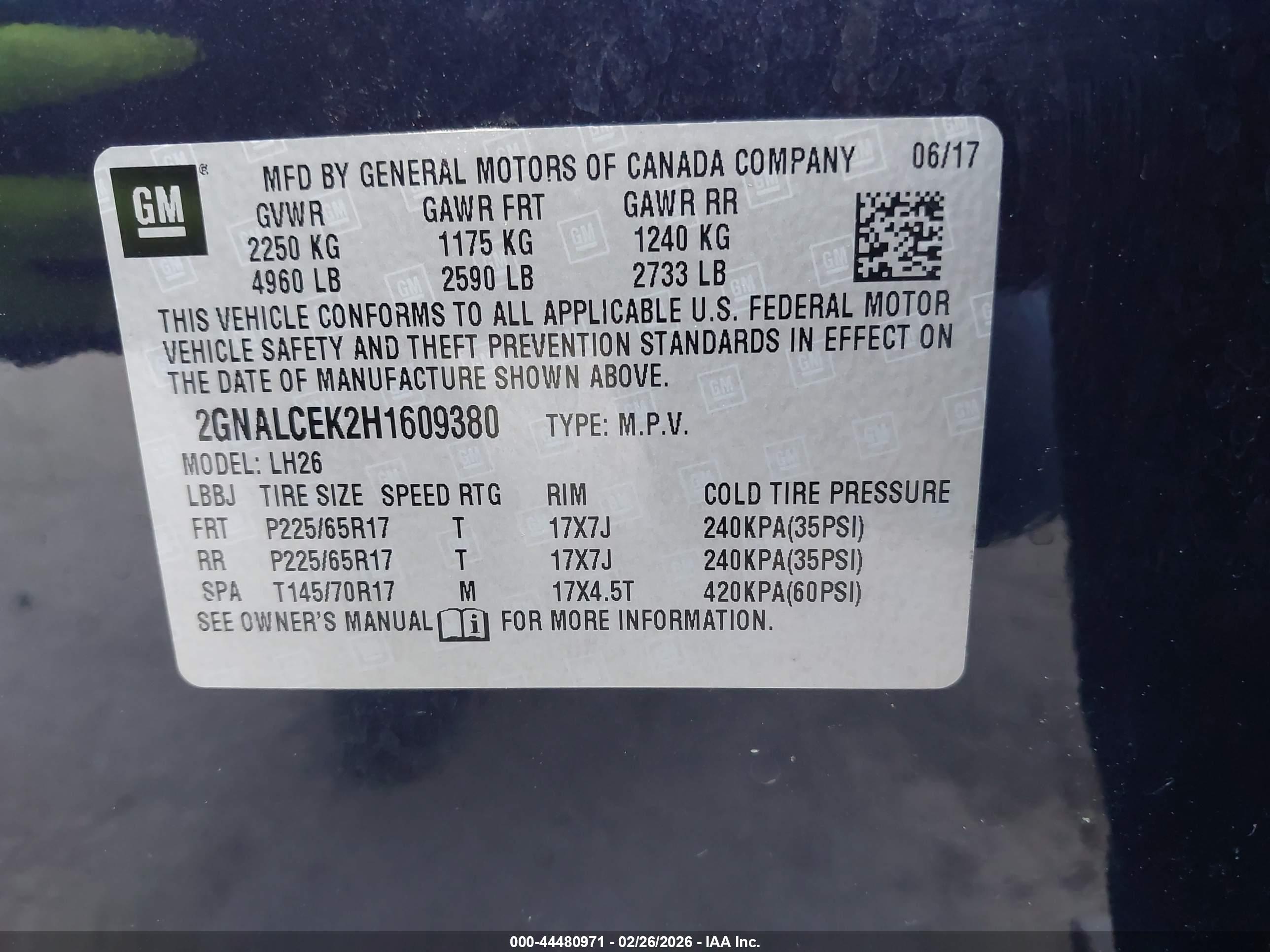 CHEVROLET EQUINOX image 9