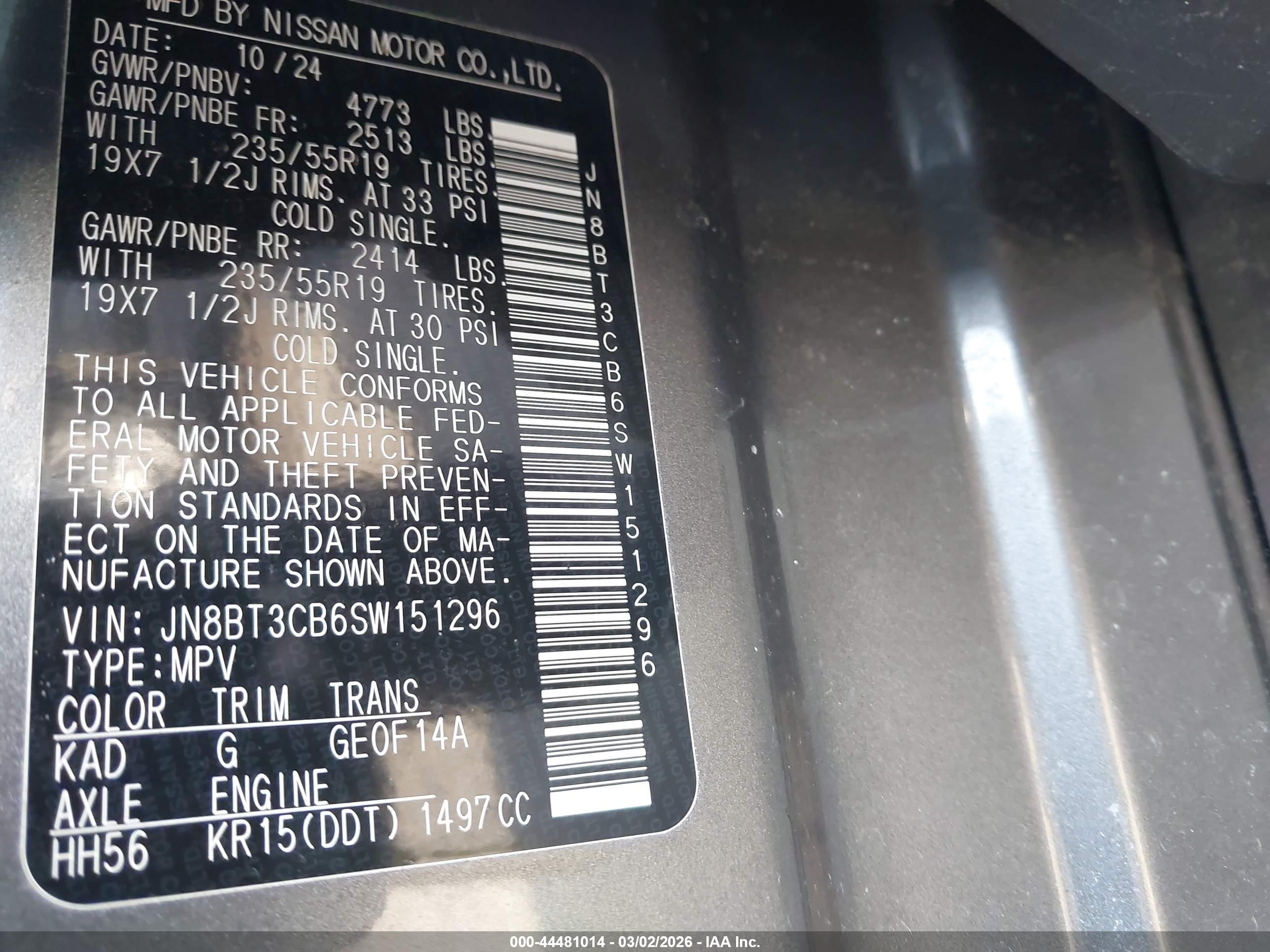 NISSAN ROGUE image 9