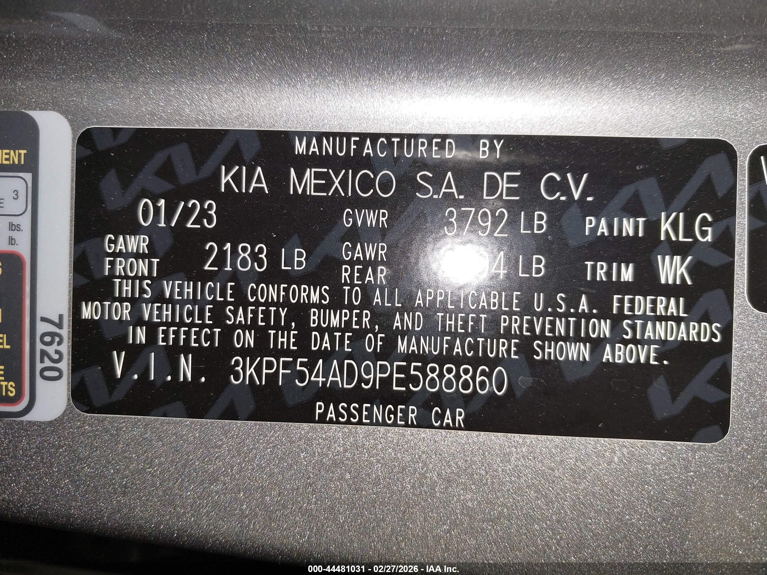 KIA FORTE image 9