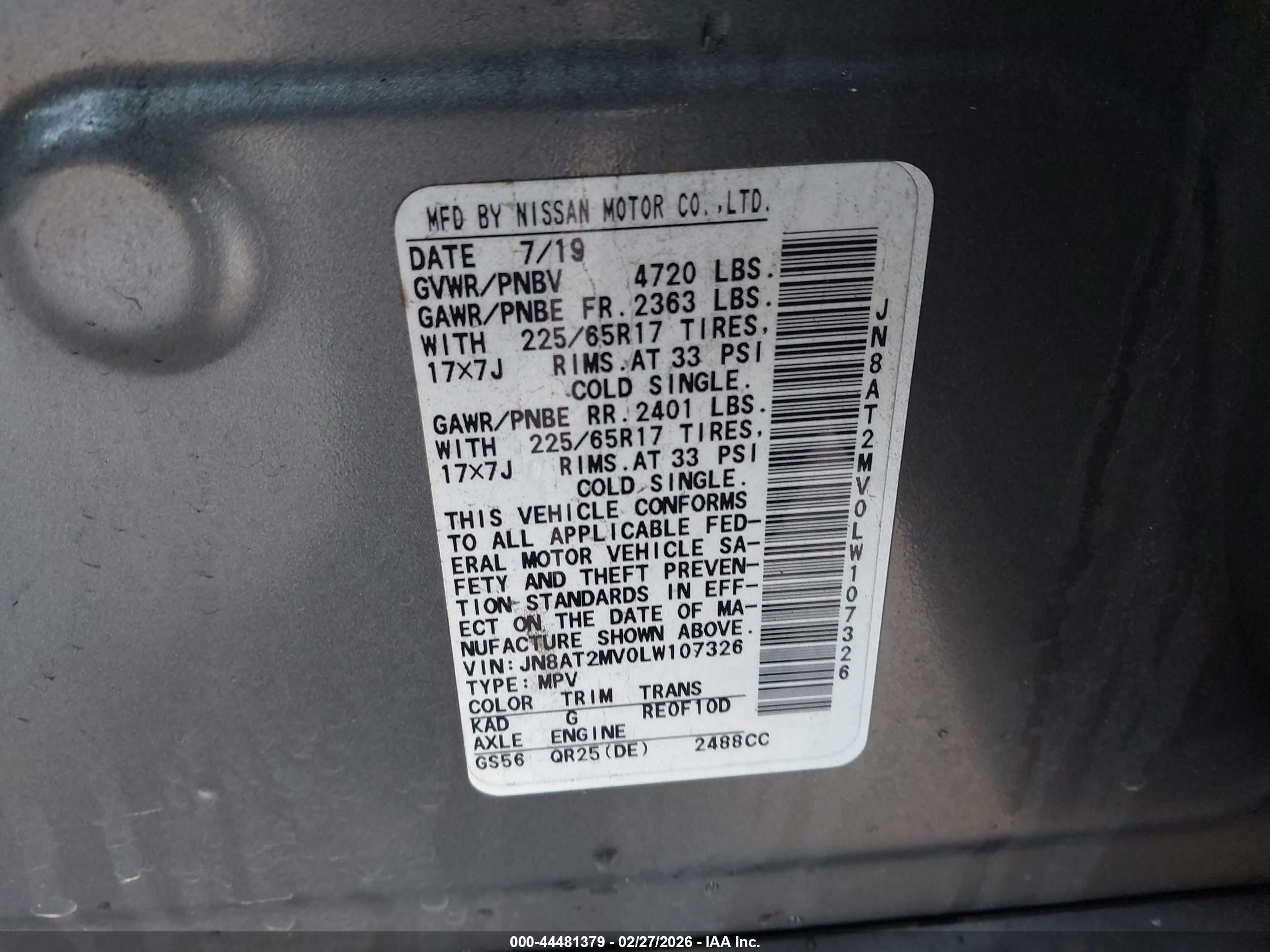NISSAN ROGUE image 9