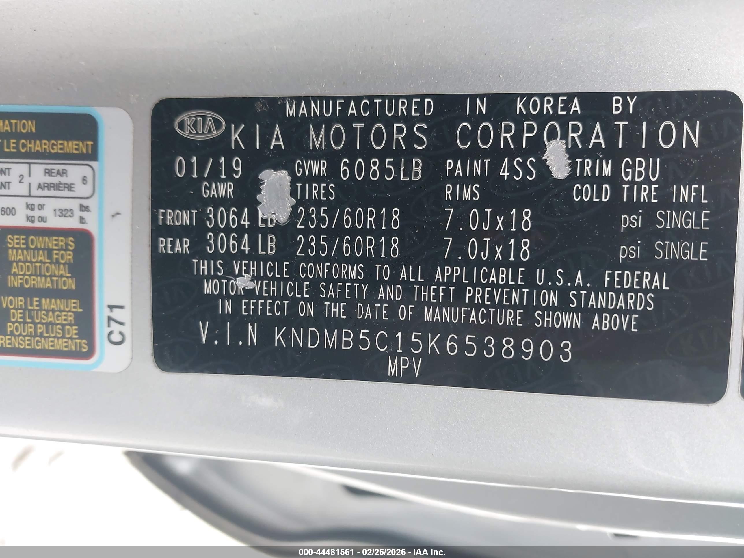 KIA SEDONA image 9