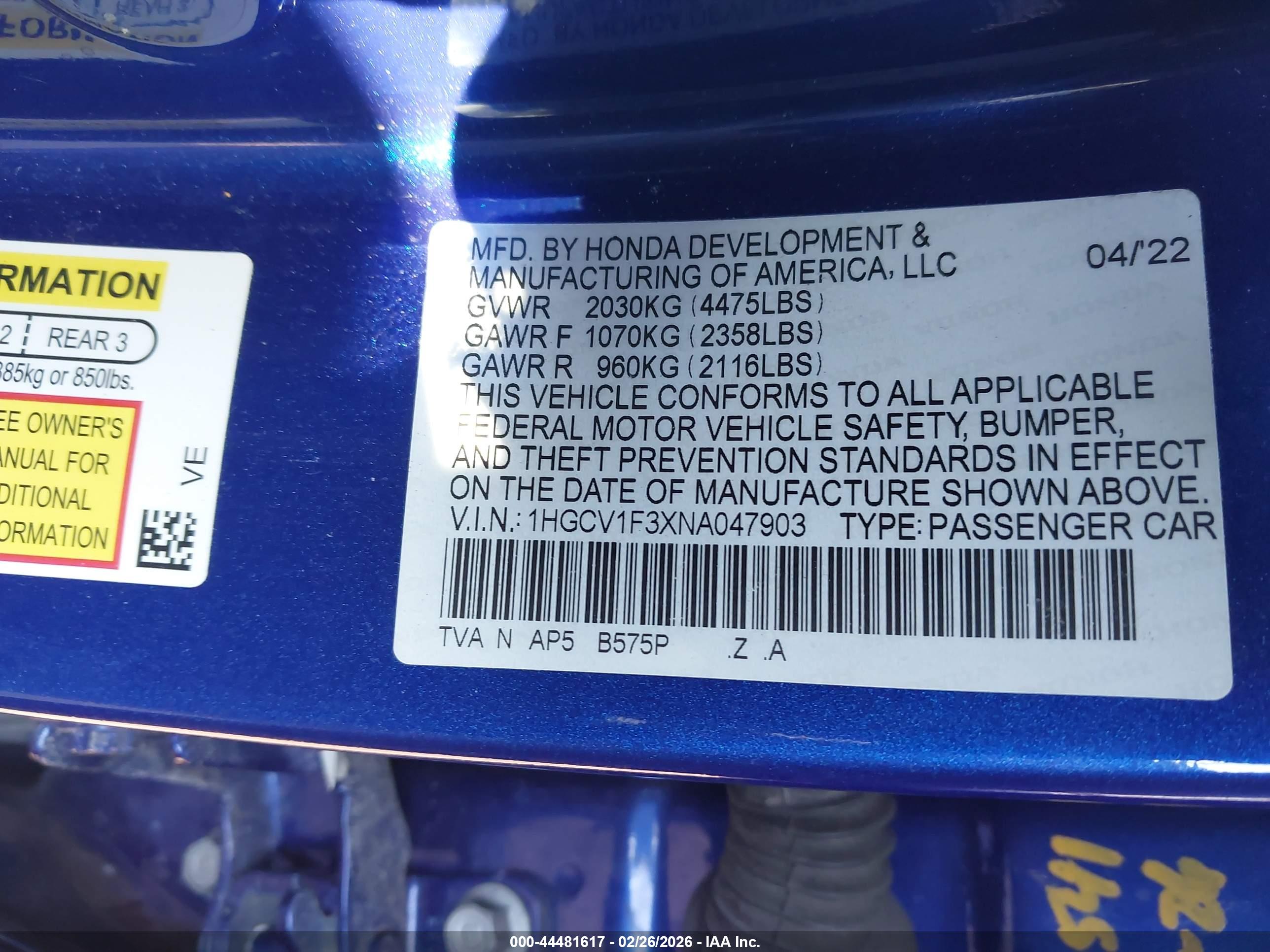 HONDA ACCORD image 9