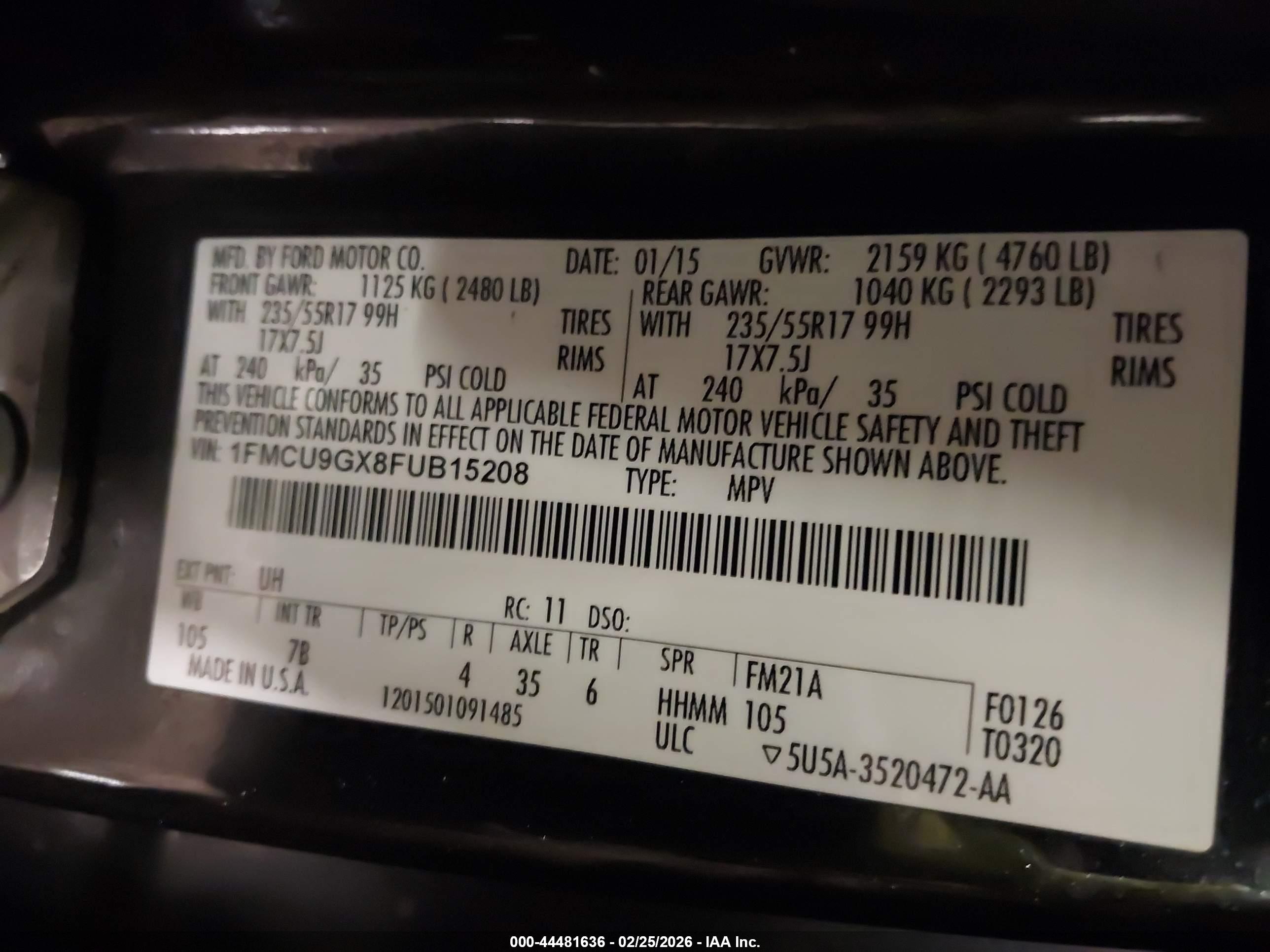 FORD ESCAPE image 9
