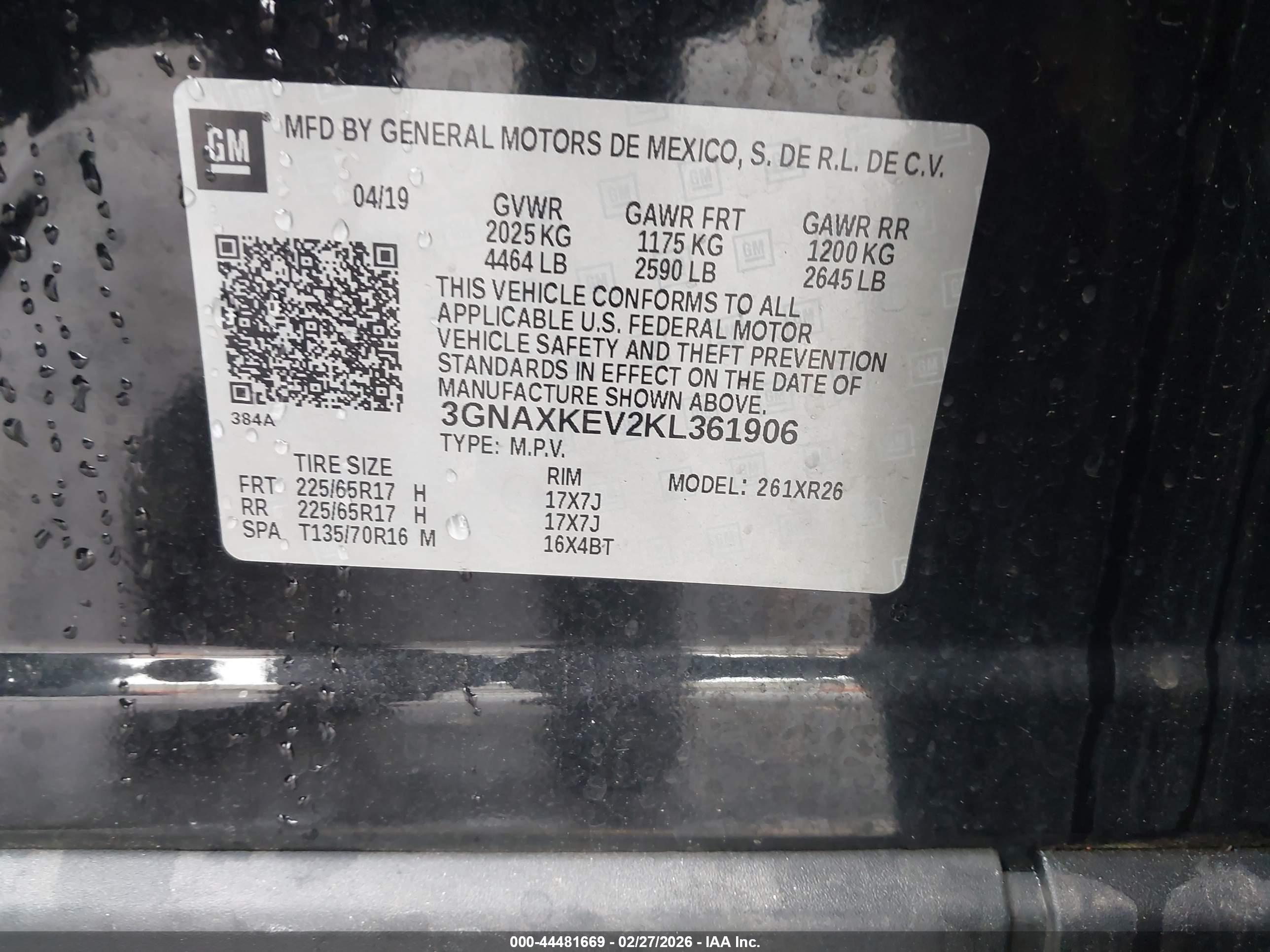 CHEVROLET EQUINOX image 9