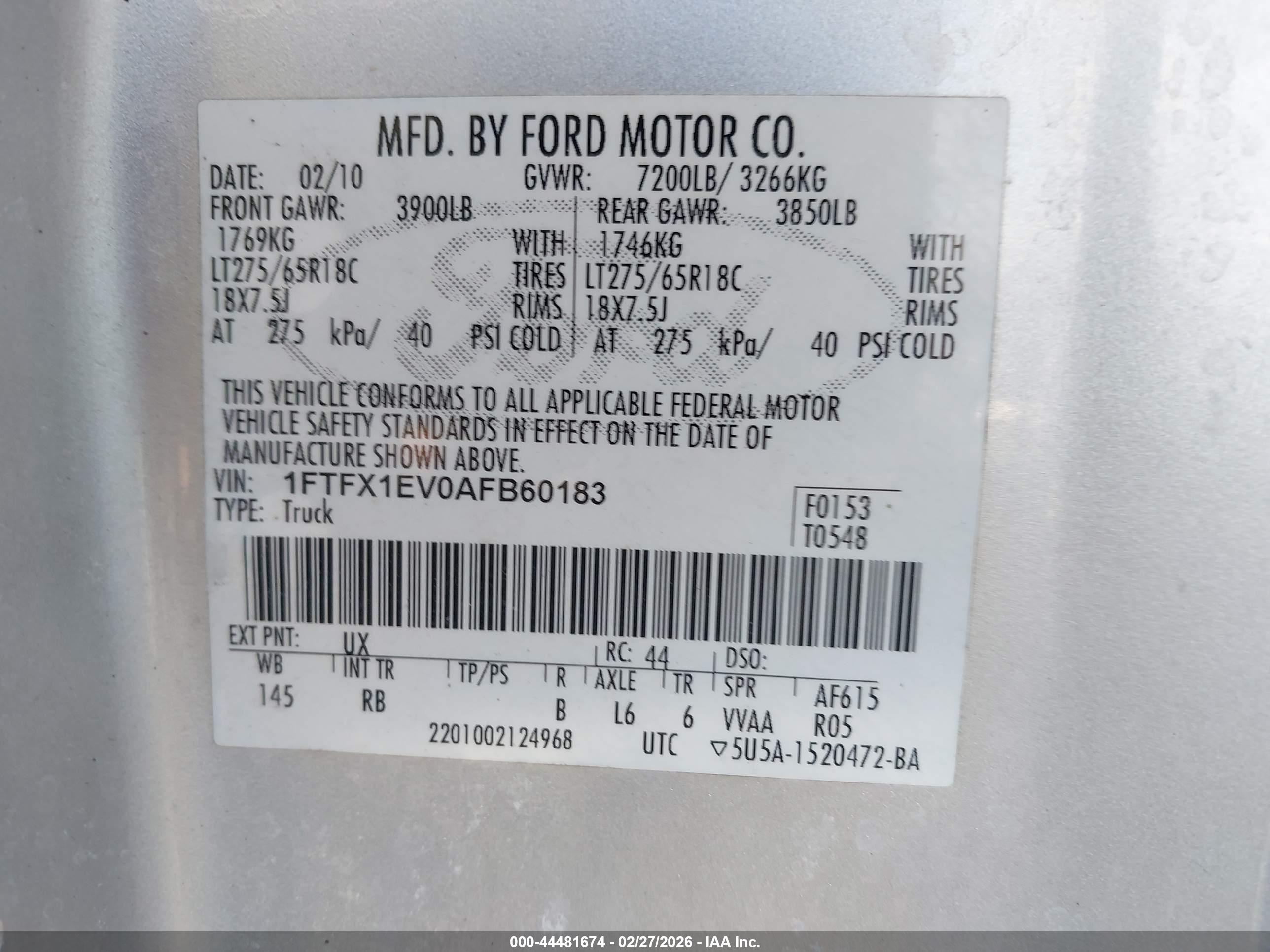 FORD F-150 image 9