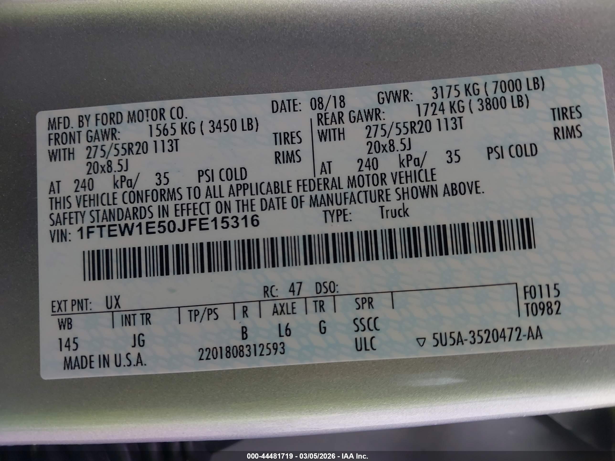 FORD F-150 image 9