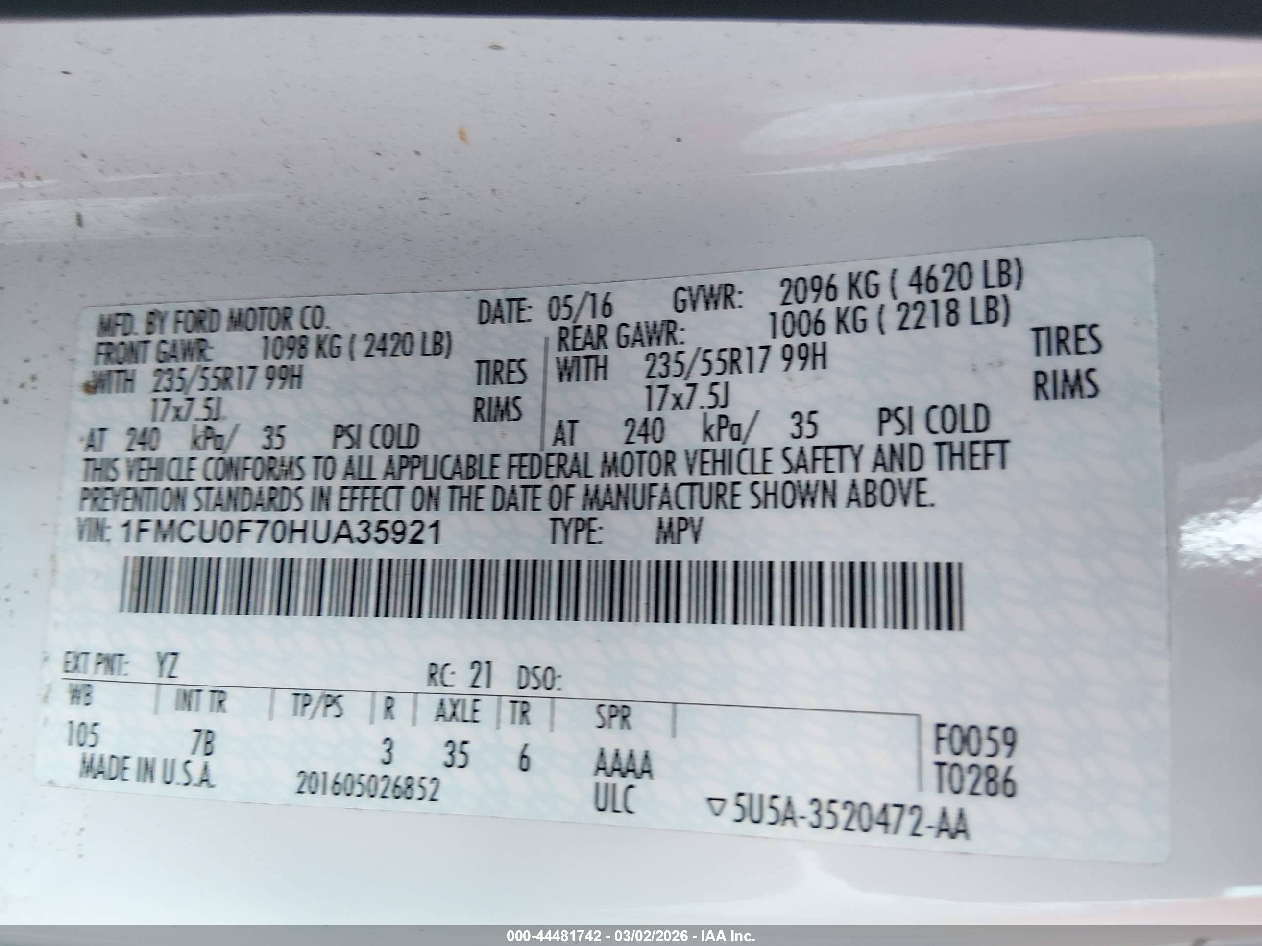 FORD ESCAPE image 9
