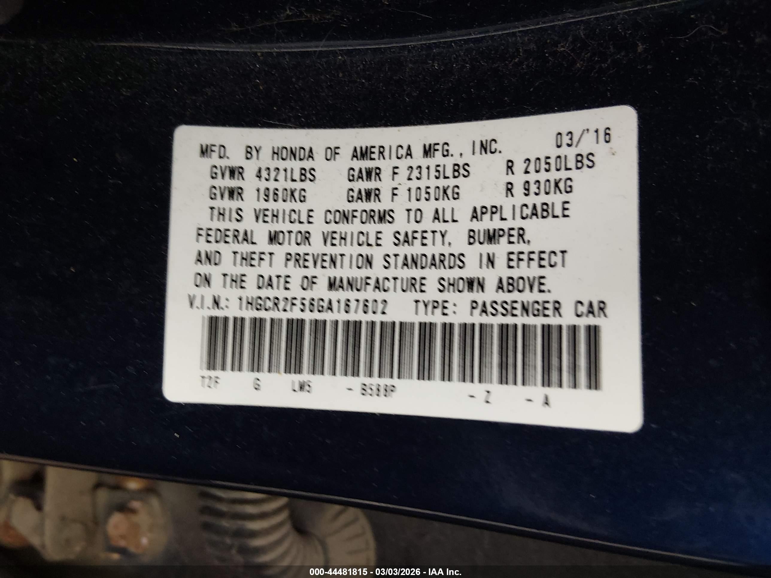 HONDA ACCORD image 9