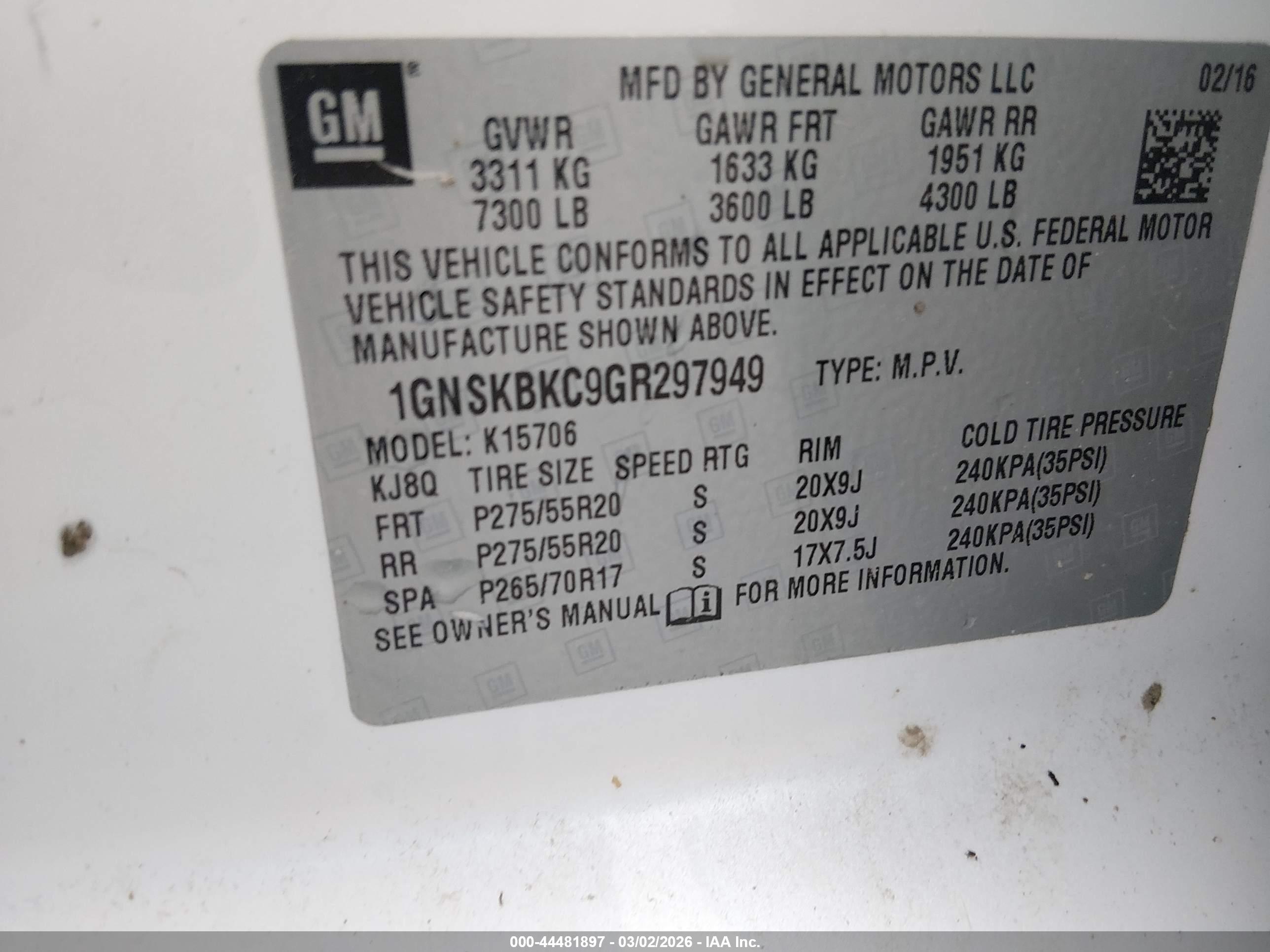 CHEVROLET TAHOE image 9