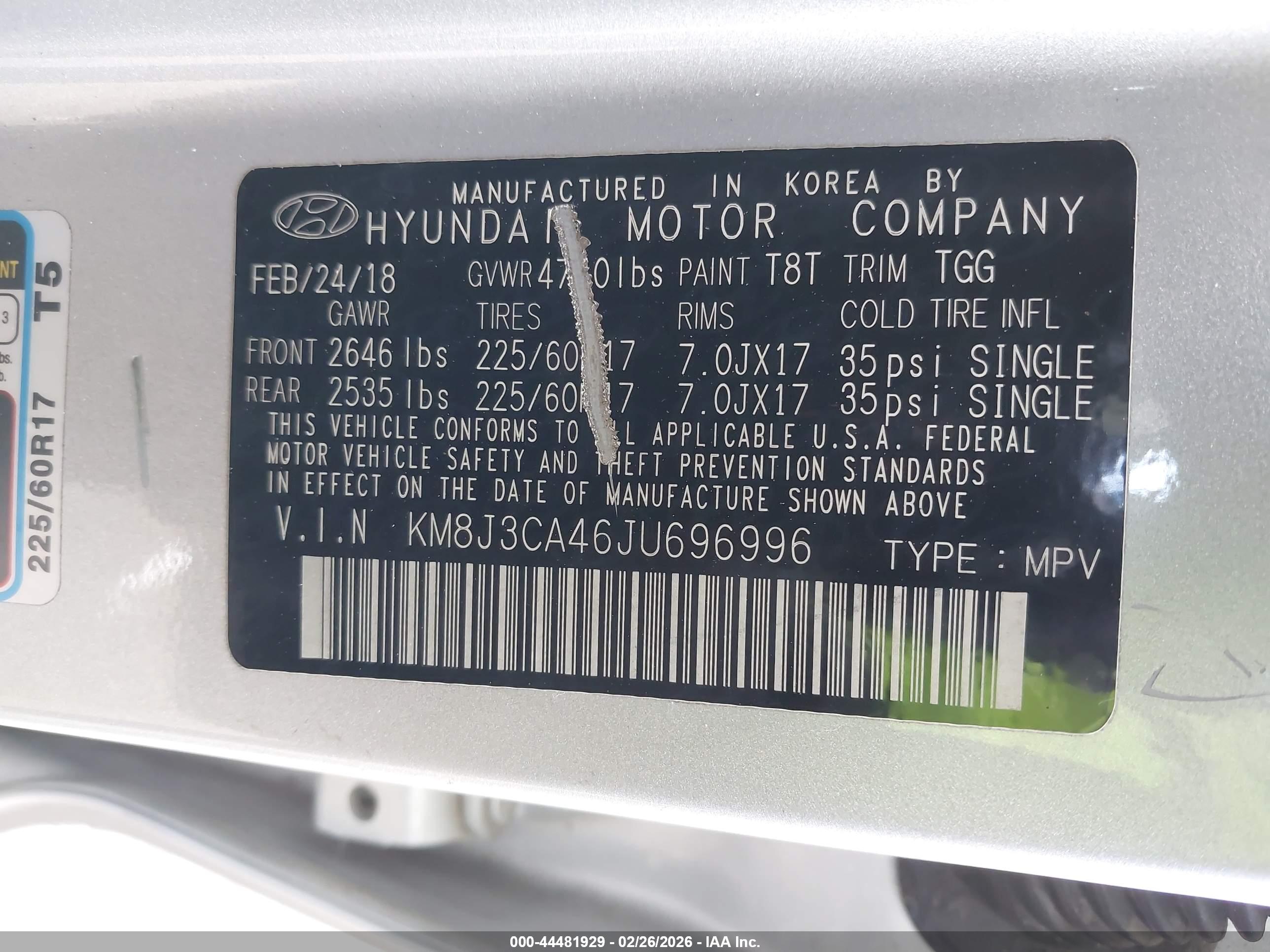 HYUNDAI TUCSON image 9