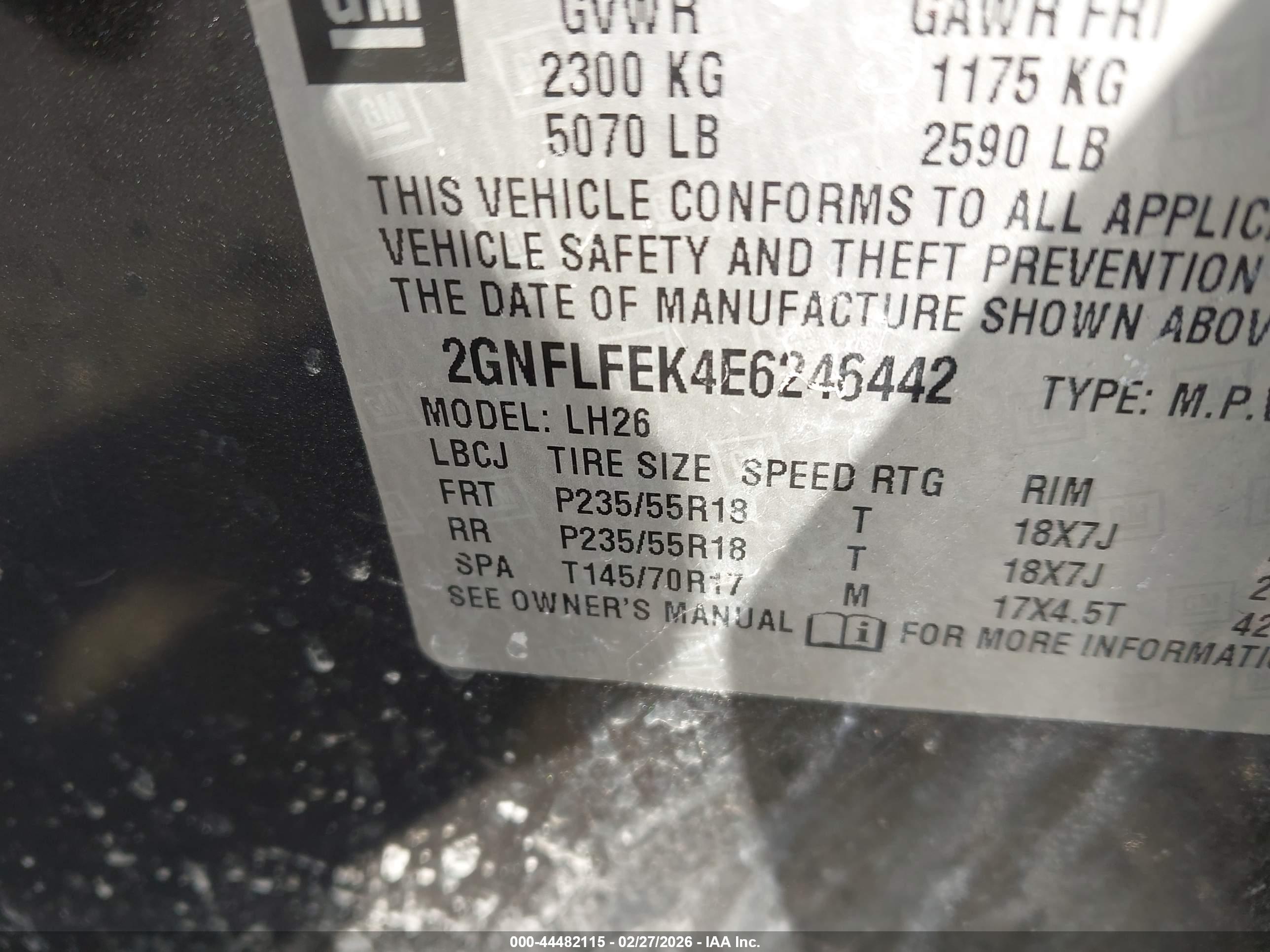CHEVROLET EQUINOX image 9