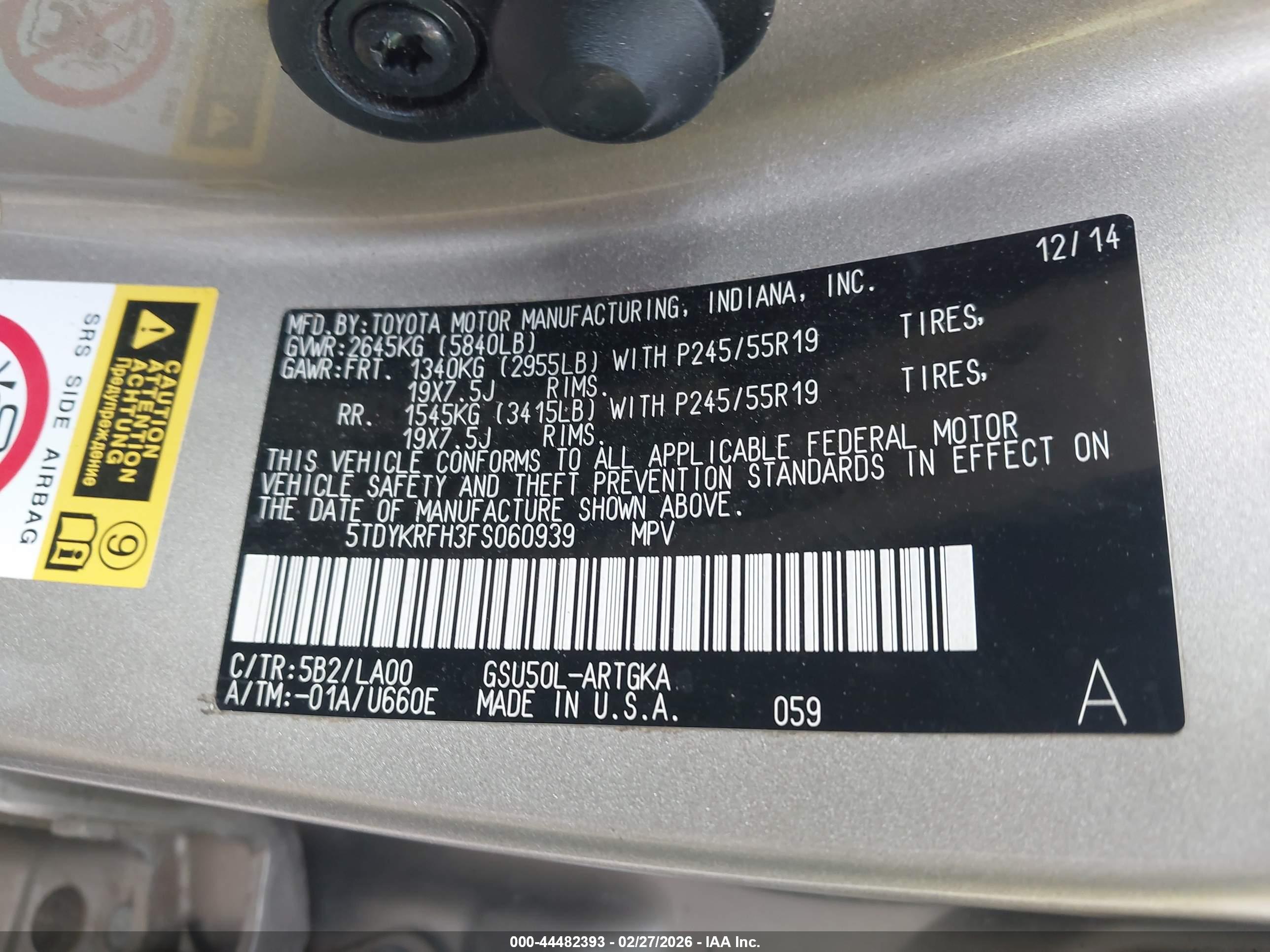 TOYOTA HIGHLANDER image 9