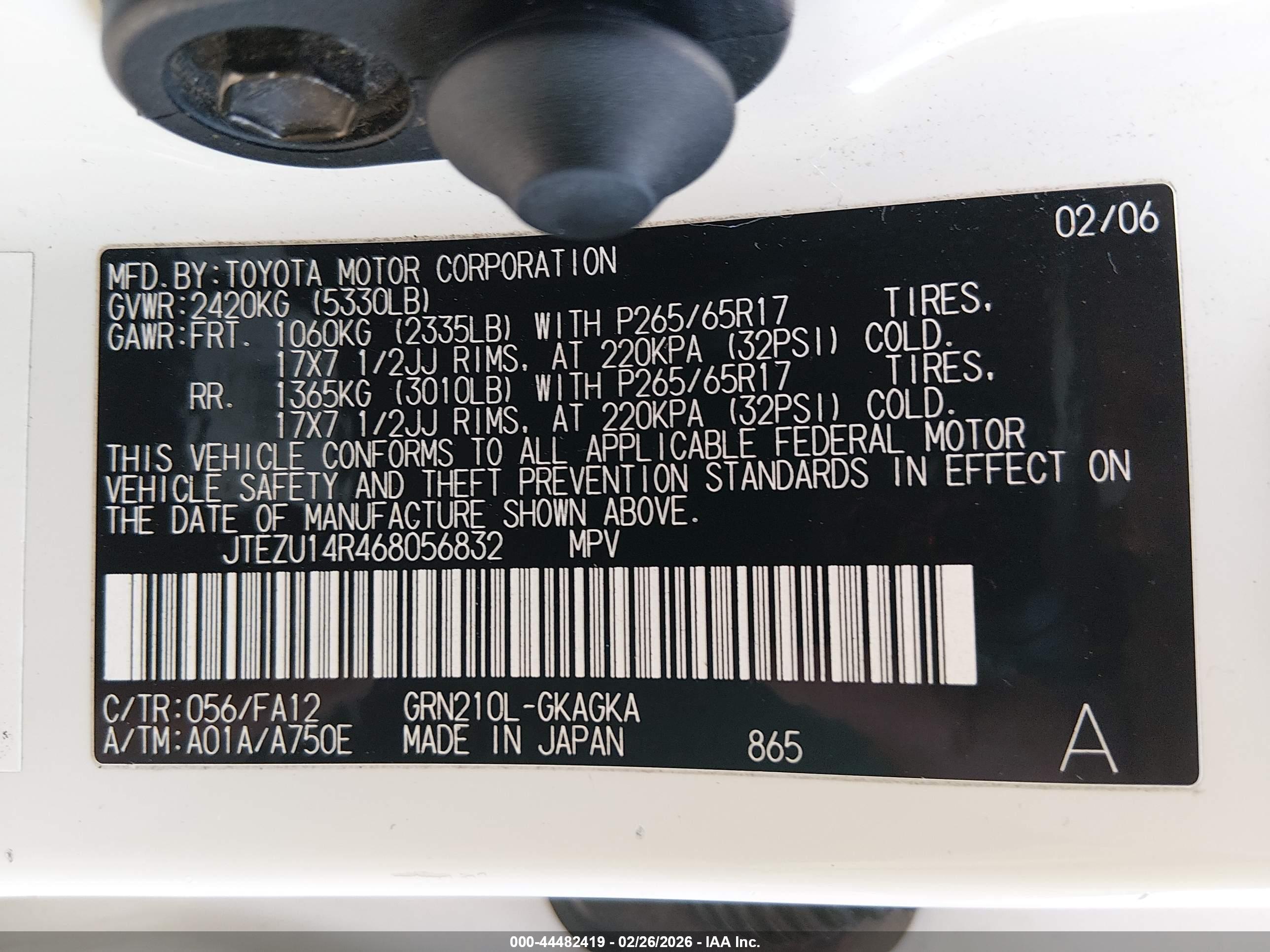 TOYOTA 4RUNNER image 9