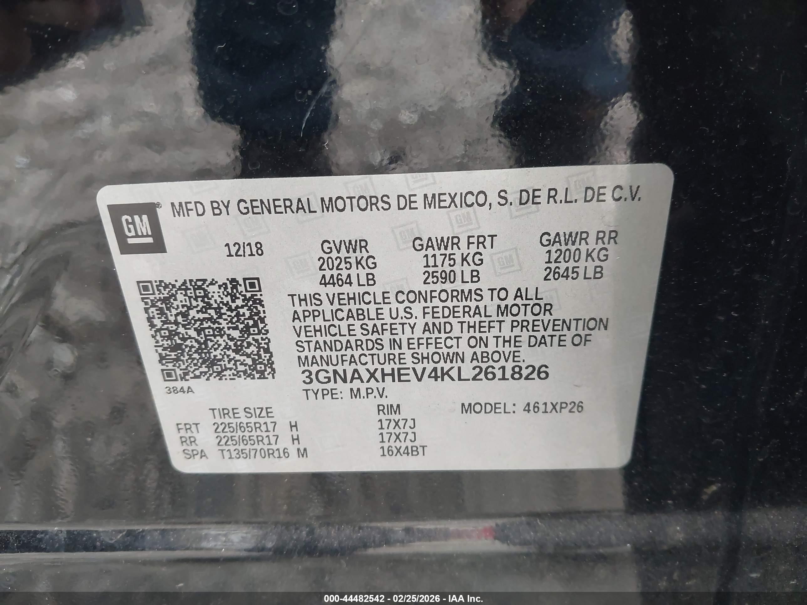 CHEVROLET EQUINOX image 9